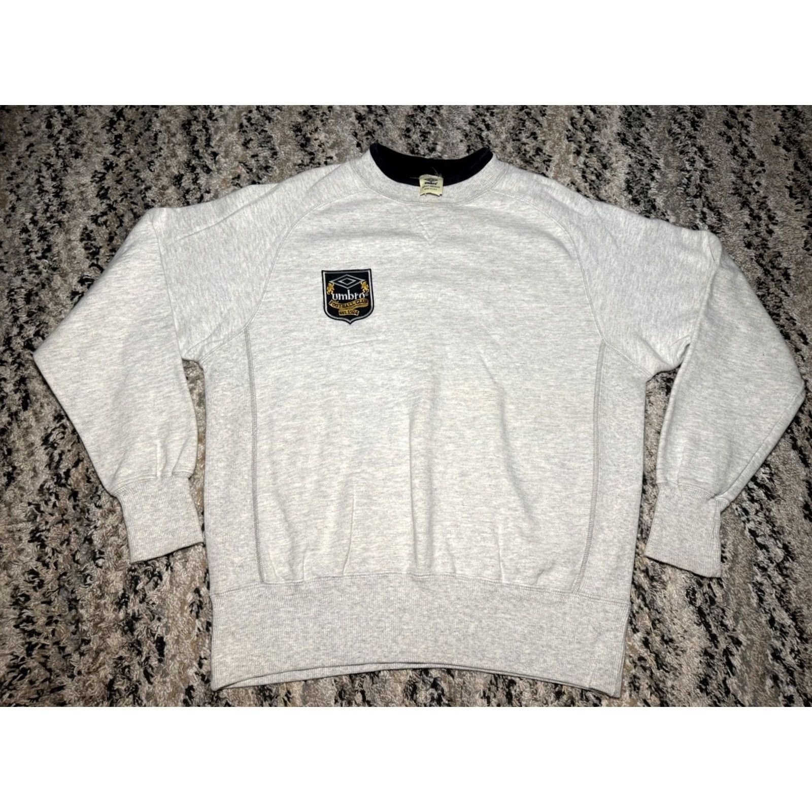 Umbro VINTAGE Umbro Sweatshirt Football Club Big Logo 90s Men M Gray Size US M / EU 48-50 / 2 - 3 Thumbnail