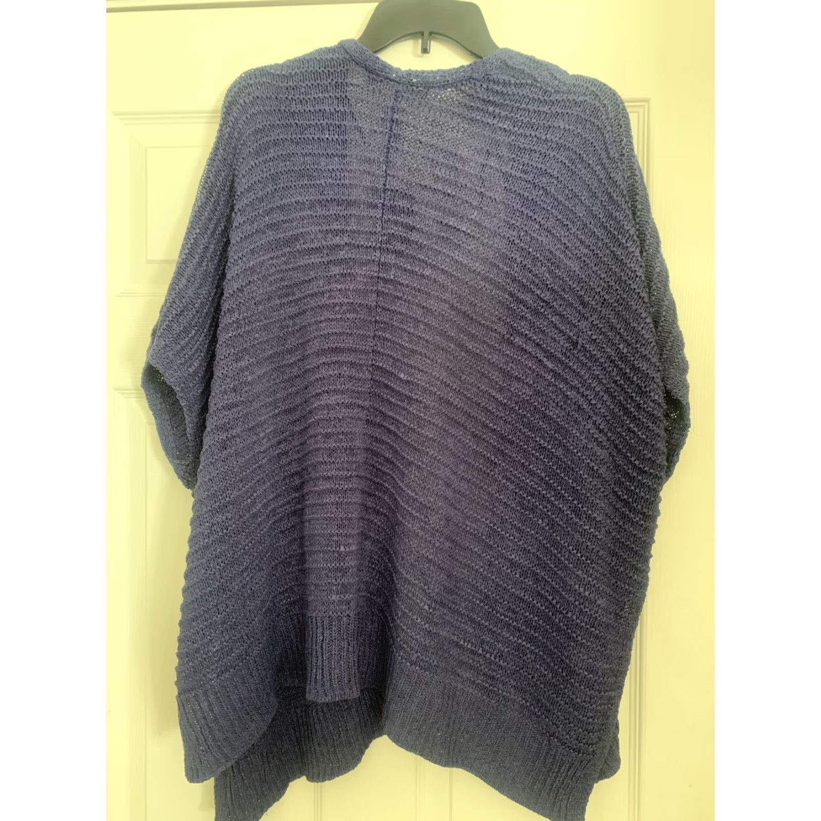 Forever 21 FOREVER 21 Blue Open Draped Cardigan Sweater Port Blue Collection Small NWT Womens Cardigan Sleeveless Blue S Size S / US 4 / IT 40 - 5 Thumbnail