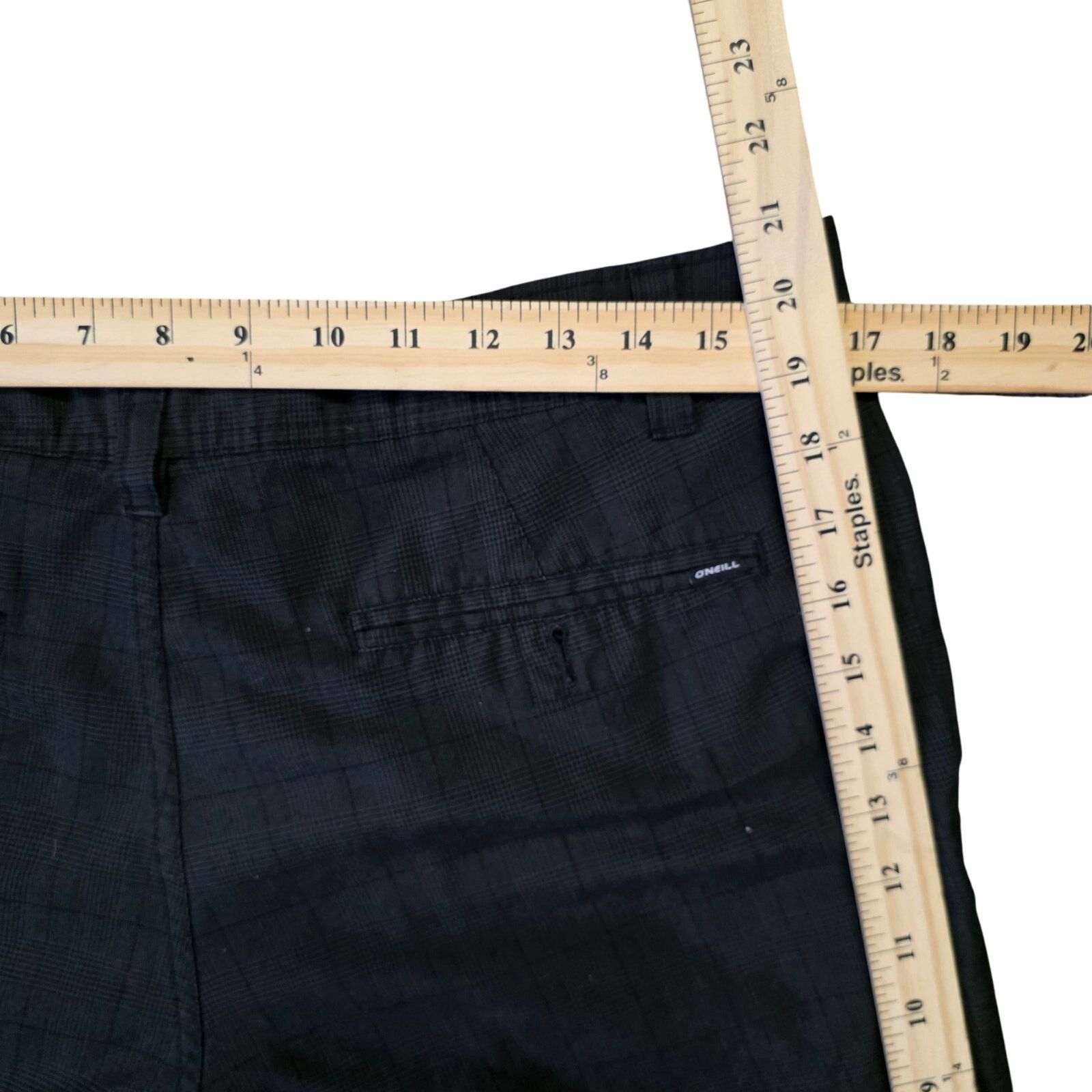 O'Neill O’Neill Redwood Walker Shorts Men’s M Black Twill Chino Size US 32 / EU 48 - 4 Thumbnail