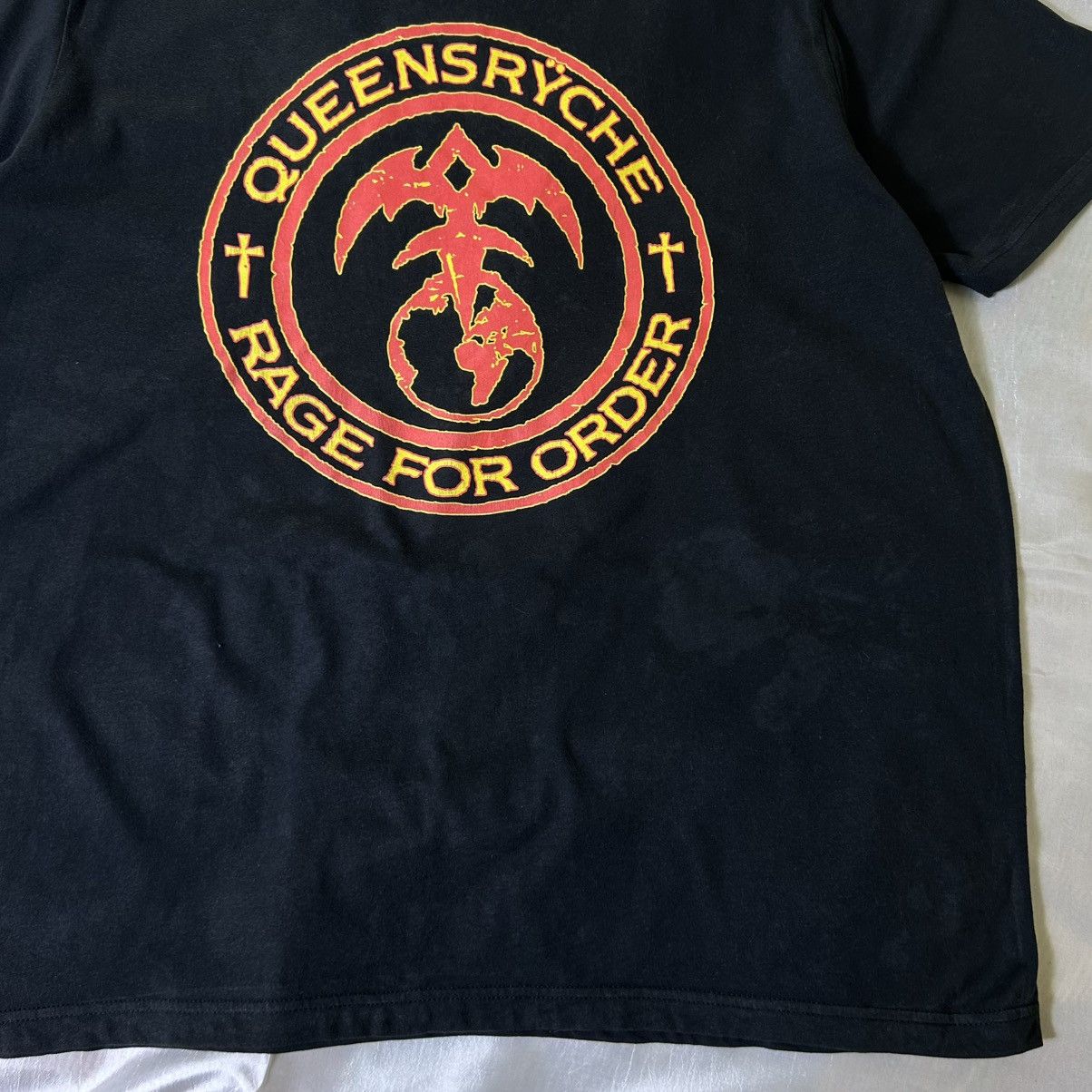 Band Tees Vintage Queensryche Rage For Order Band T-Shirt Size US XXL / EU 58 / 5 - 7 Thumbnail