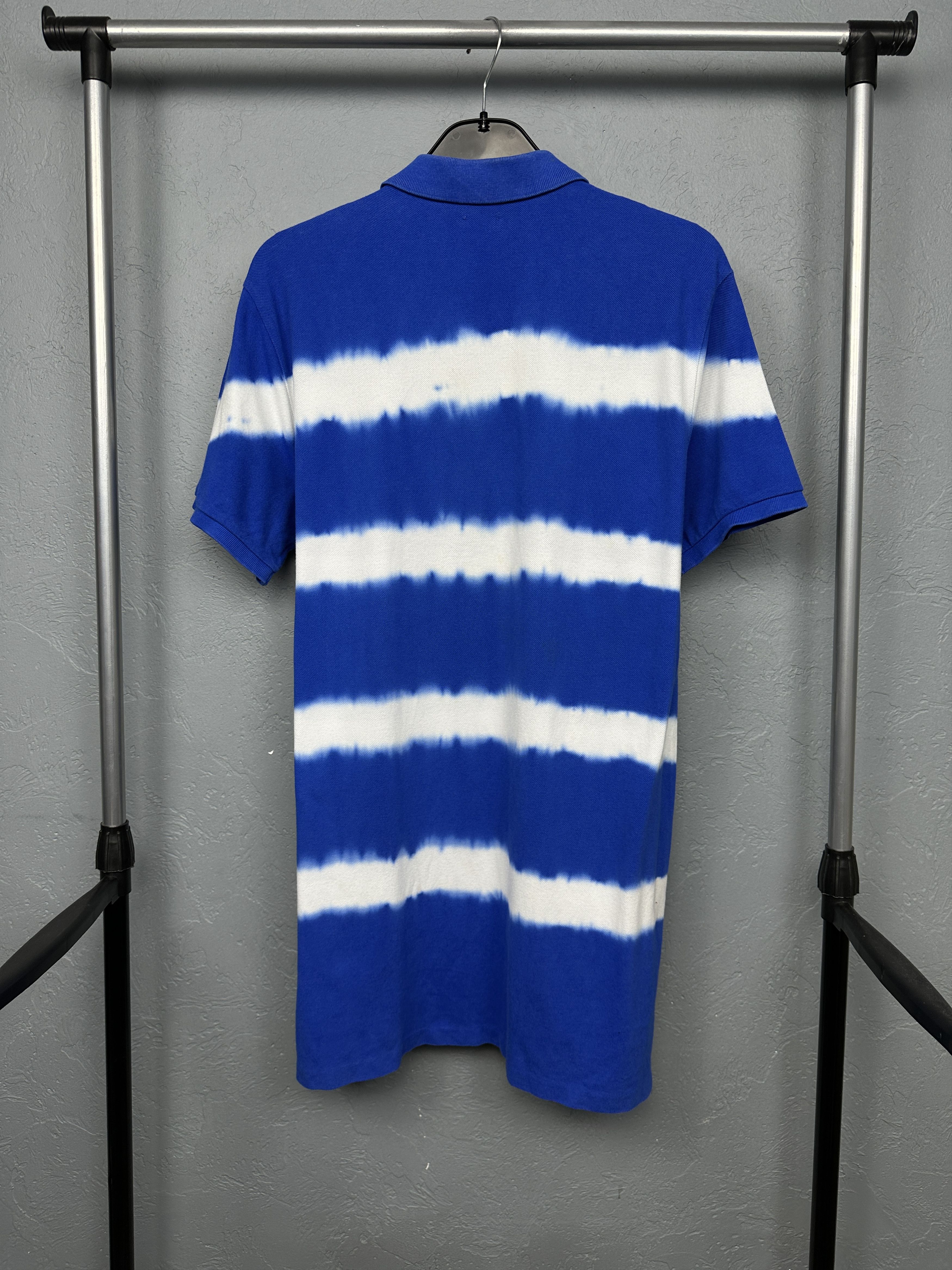 Polo Ralph Lauren Polo Ralph Lauren Mens Tye Dye Striped Polo Shirt Size US L / EU 52-54 / 3 - 8 Thumbnail