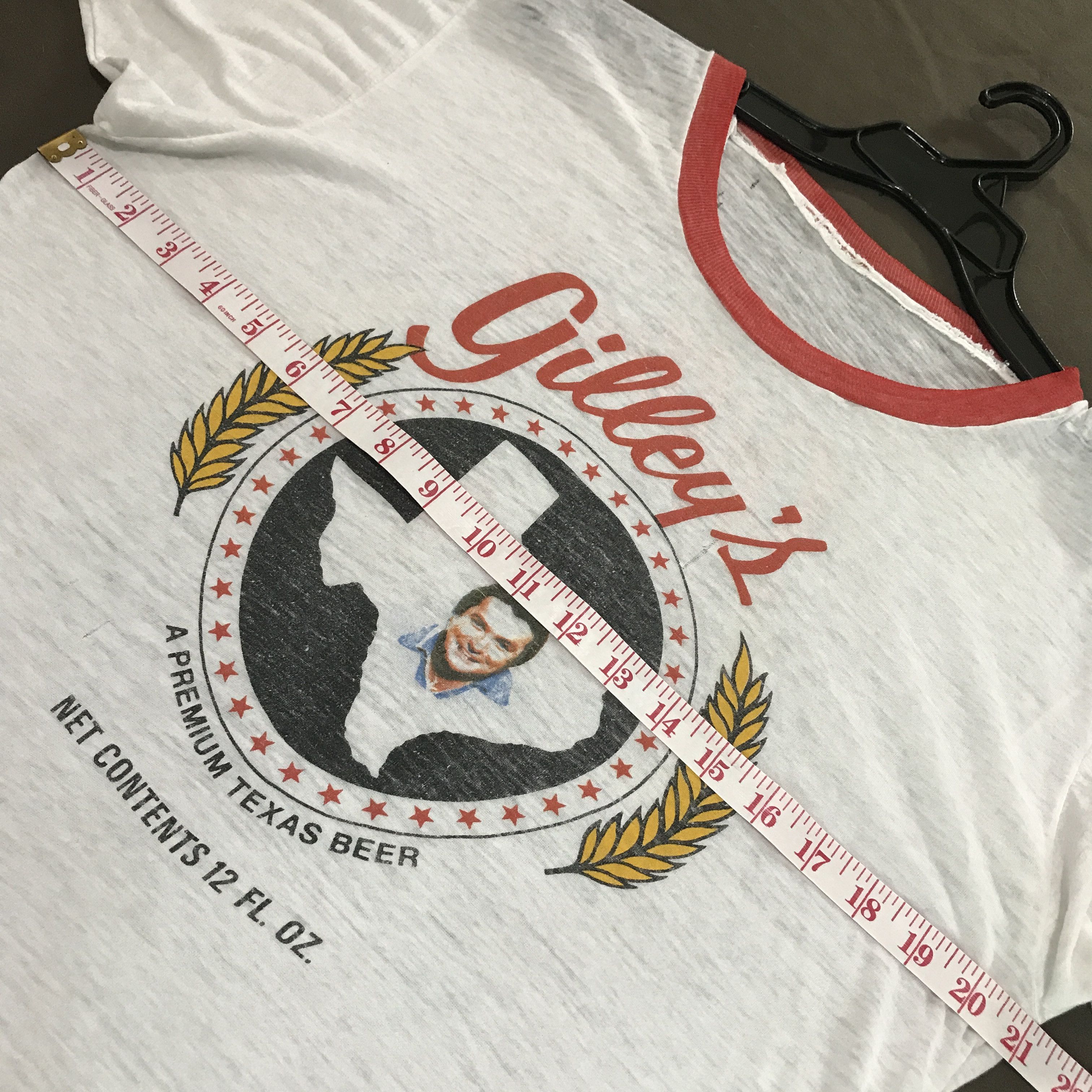 Vintage Vintage 80s 90s Mickey Gilley's Beer Tee Country music Size US L / EU 52-54 / 3 - 11 Thumbnail