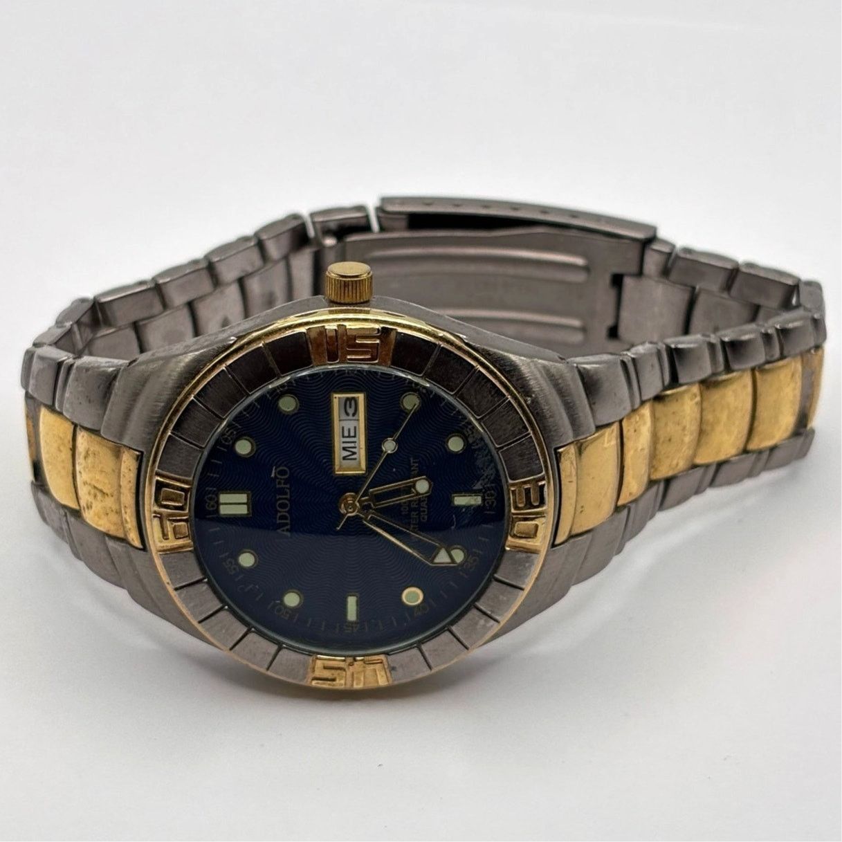 Adolfo Dominguez Silver & Blue Adolfo Men's Watch Size ONE SIZE - 3 Thumbnail