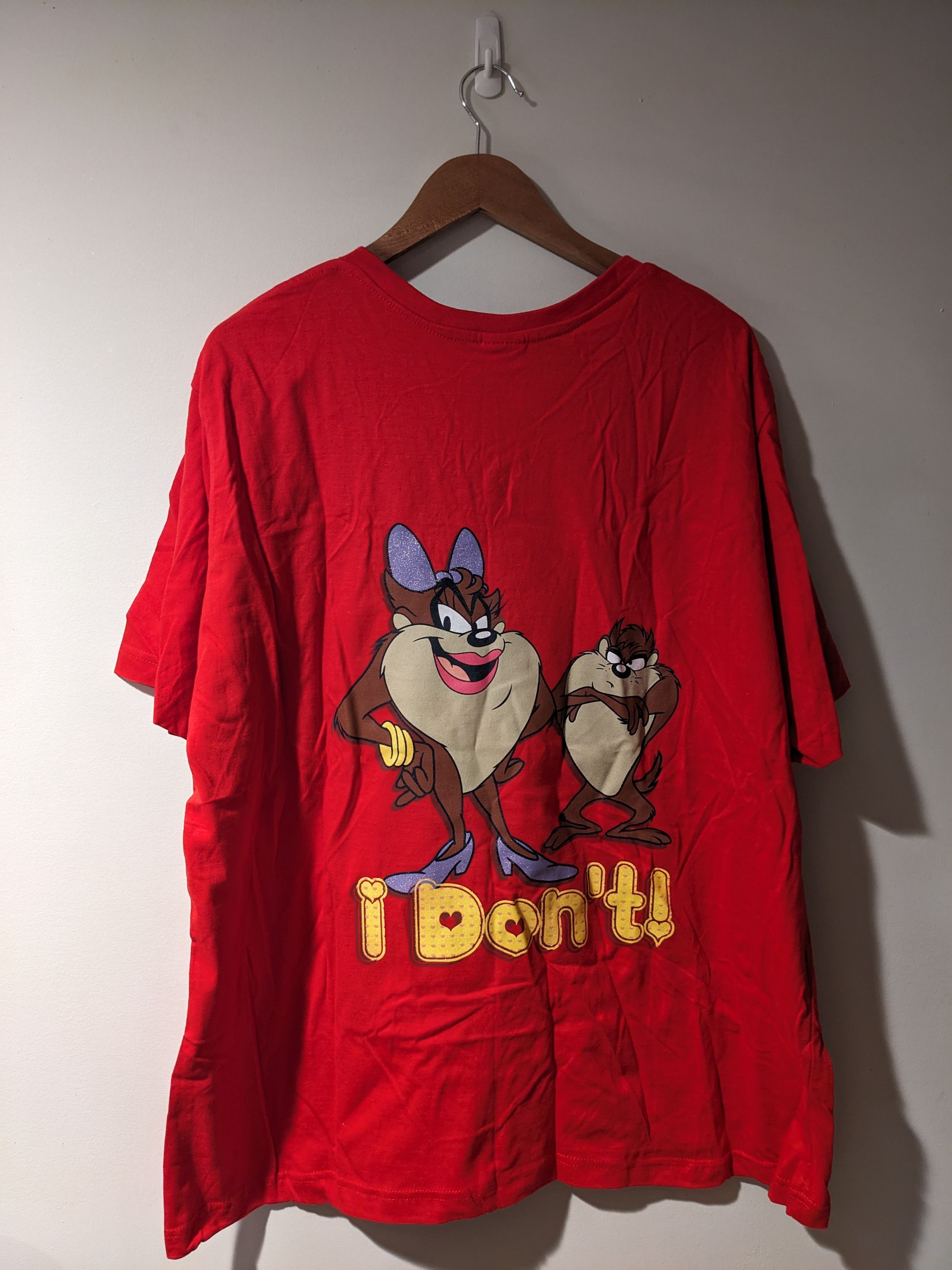 Cartoon Network × Vintage Vintage 2003 Looney Tunes Taz Love Heart XX-Large T-Shirt Size US XXL / EU 58 / 5 - 5 Thumbnail