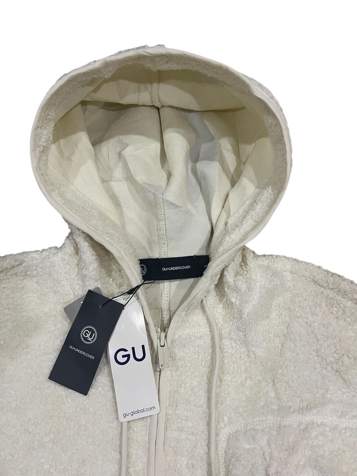 GU × Undercover GU❌UNDERCOVER FLEECE LONG JAKET HOODIE Size US L / EU 52-54 / 3 - 4 Thumbnail