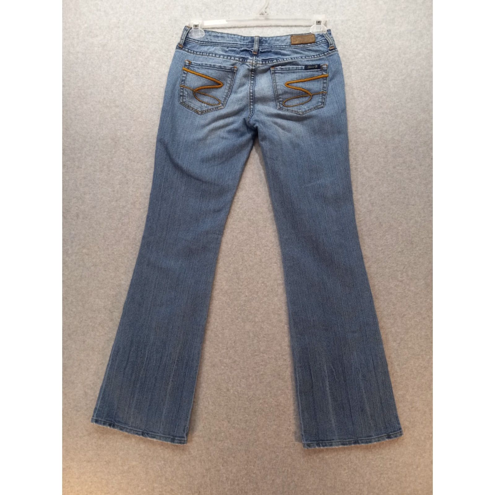 Vintage Seven7 Flare Jeans Women's Blue Medium Wash Denim SZ 29 RN 109890 Size 29" - 2 Thumbnail
