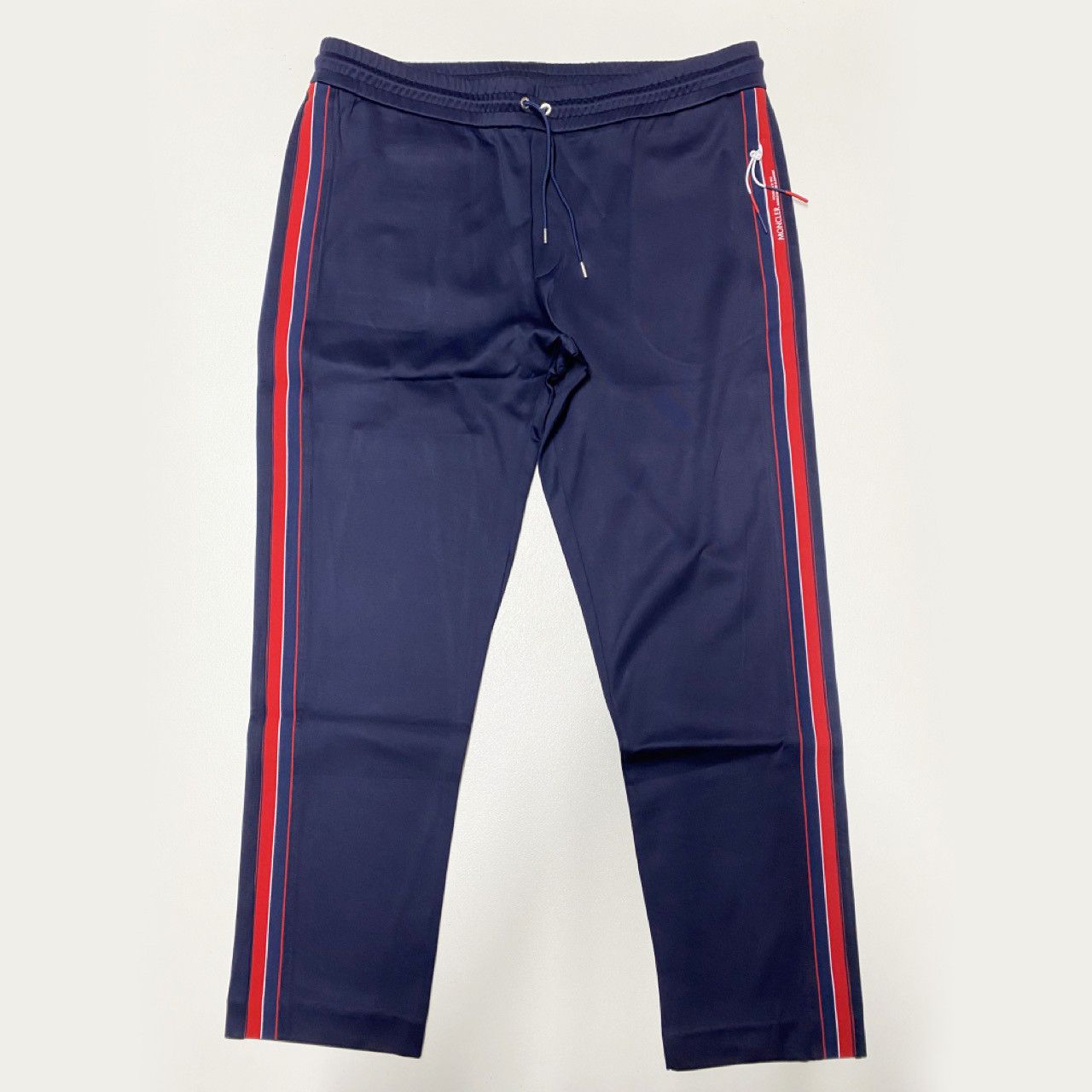 image of Moncler Tracksuit Bottoms Size 3Xl Xxxl Navy Blue Pants, Men's