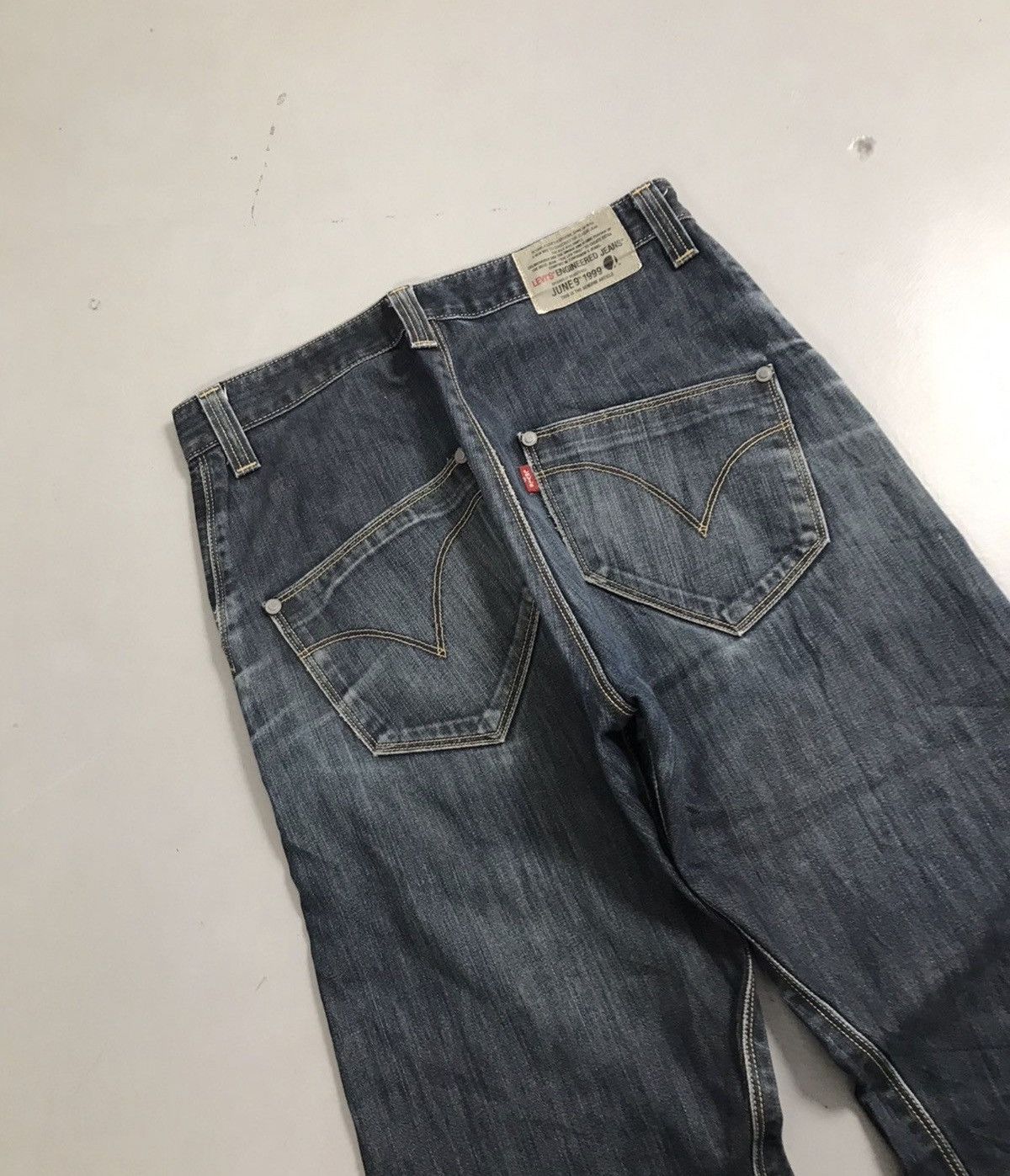 Levi's Vintage Levi’s engineer jeans denim Size US 30 / EU 46 - 4 Thumbnail