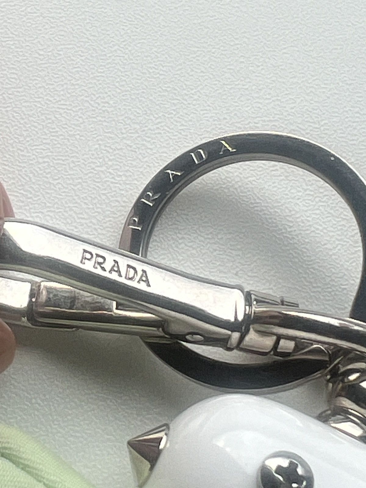 Prada 🔥 Prada x RAF Simons robot re-nylon keychain bag charm Size ONE SIZE - 3 Thumbnail