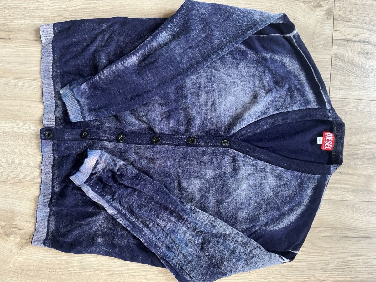 Diesel Diesel vintage washed cardigan Size US L / EU 52-54 / 3 - 1 Thumbnail