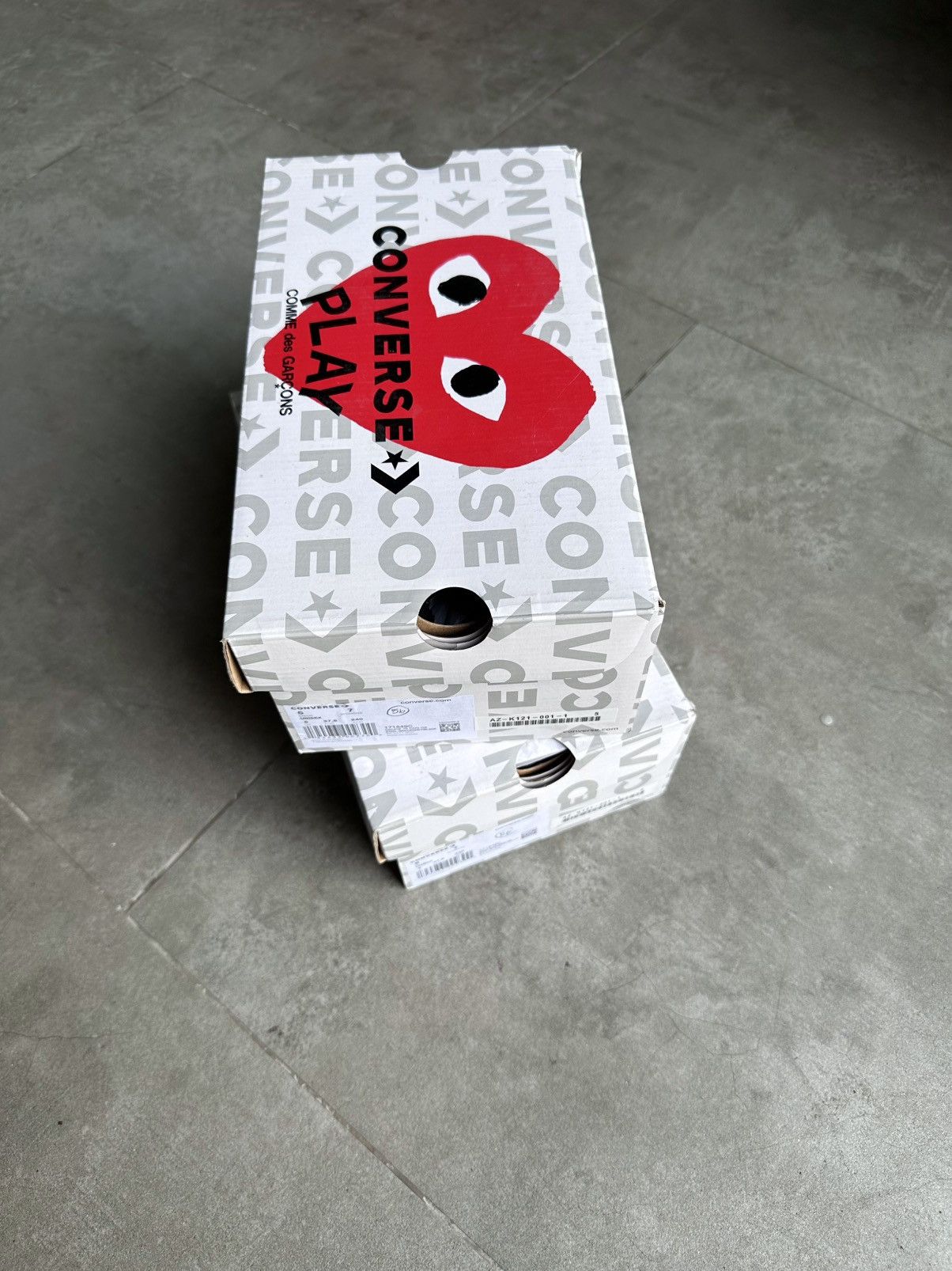 Comme des Garcons PLAY × Converse CDG PLAY x CONVERSE LOW CHUCK TAILOR 70 Size US 7 / IT 37 - 17 Thumbnail