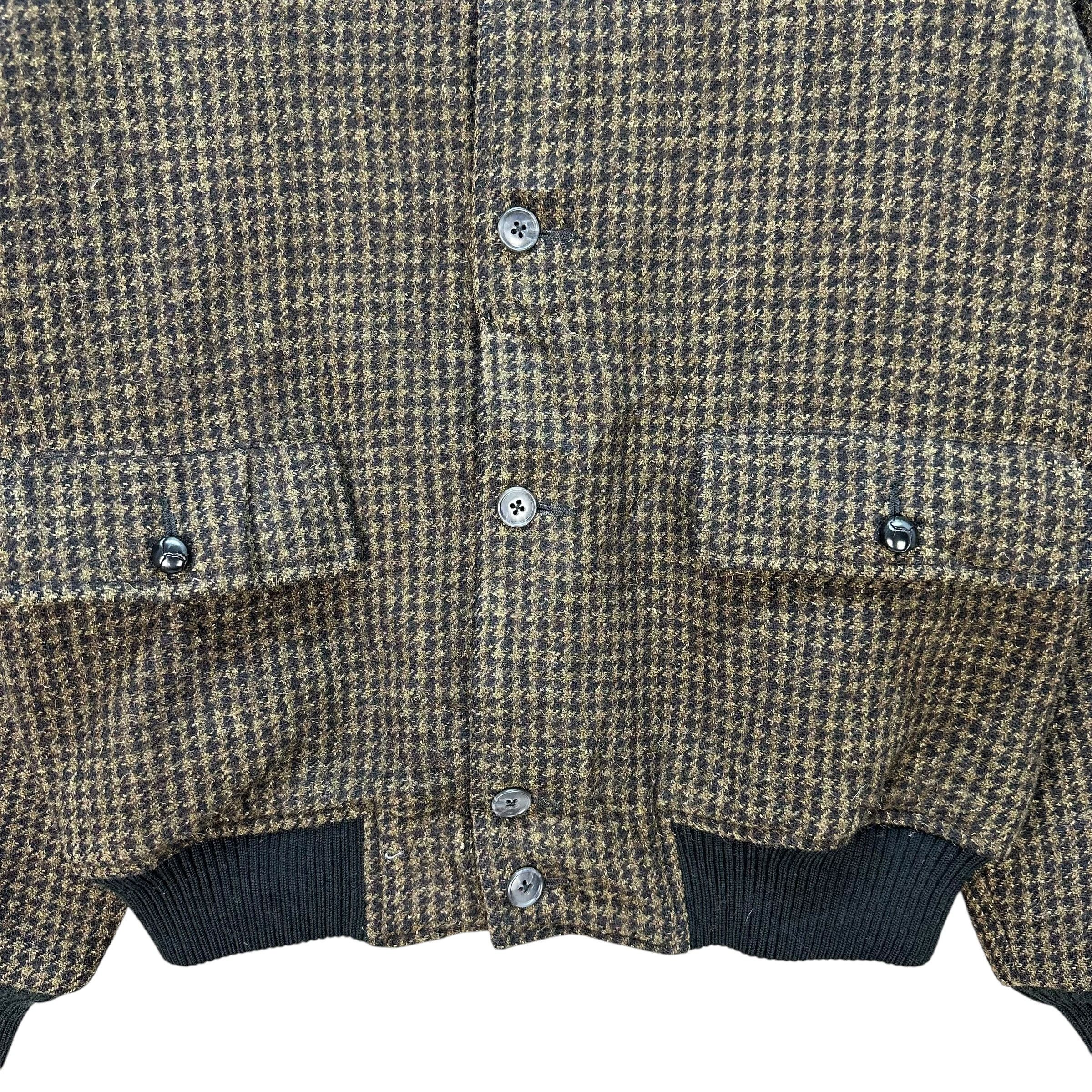 McGregor 80's MCGREGOR Houndstooth Wool Bomber Jacket #A74-1778 Size US L / EU 52-54 / 3 - 3 Thumbnail