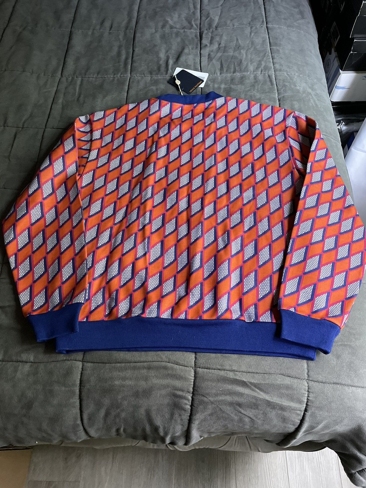 Louis Vuitton Louis Vuitton Diamond Damier Cricket Crewneck Size US L / EU 52-54 / 3 - 3 Thumbnail