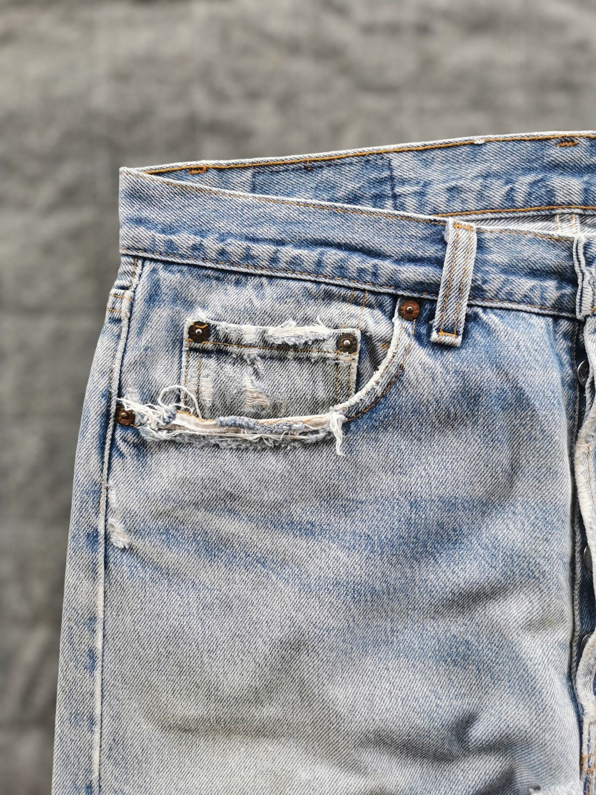 Levi's 80s Levis Vintage Crazy Nice Distressed Size US 32 / EU 48 - 12 Thumbnail