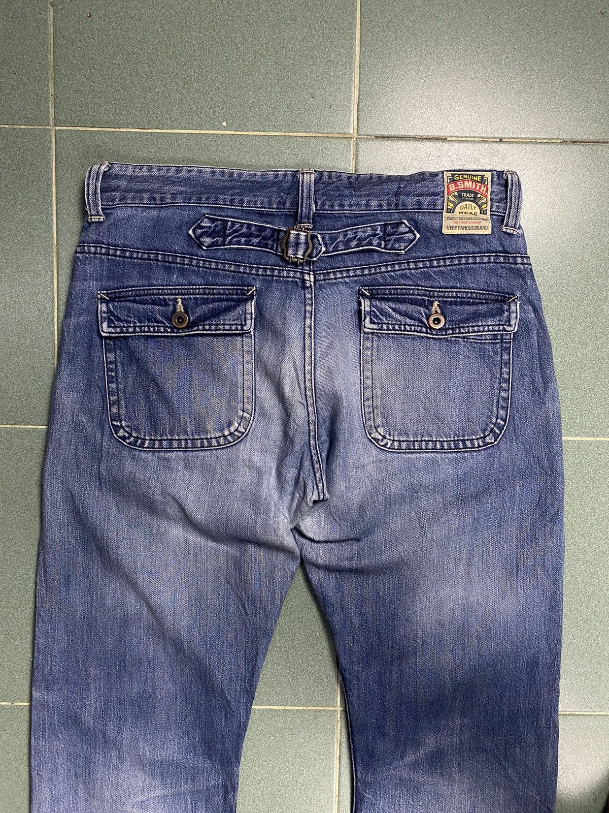 Smith's American B Smith Faded buckle Jeans Size US 34 / EU 50 - 5 Thumbnail