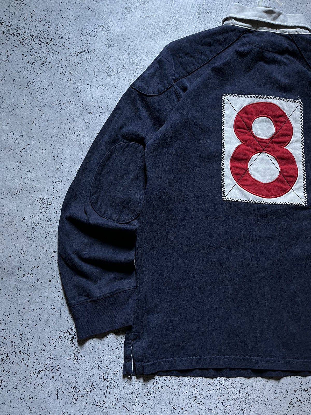Polo Ralph Lauren × Vintage Vintage Polo Ralph Lauren Rugby Polo Sweatshirt Big Logo Y2K Size US S / EU 44-46 / 1 - 5 Thumbnail
