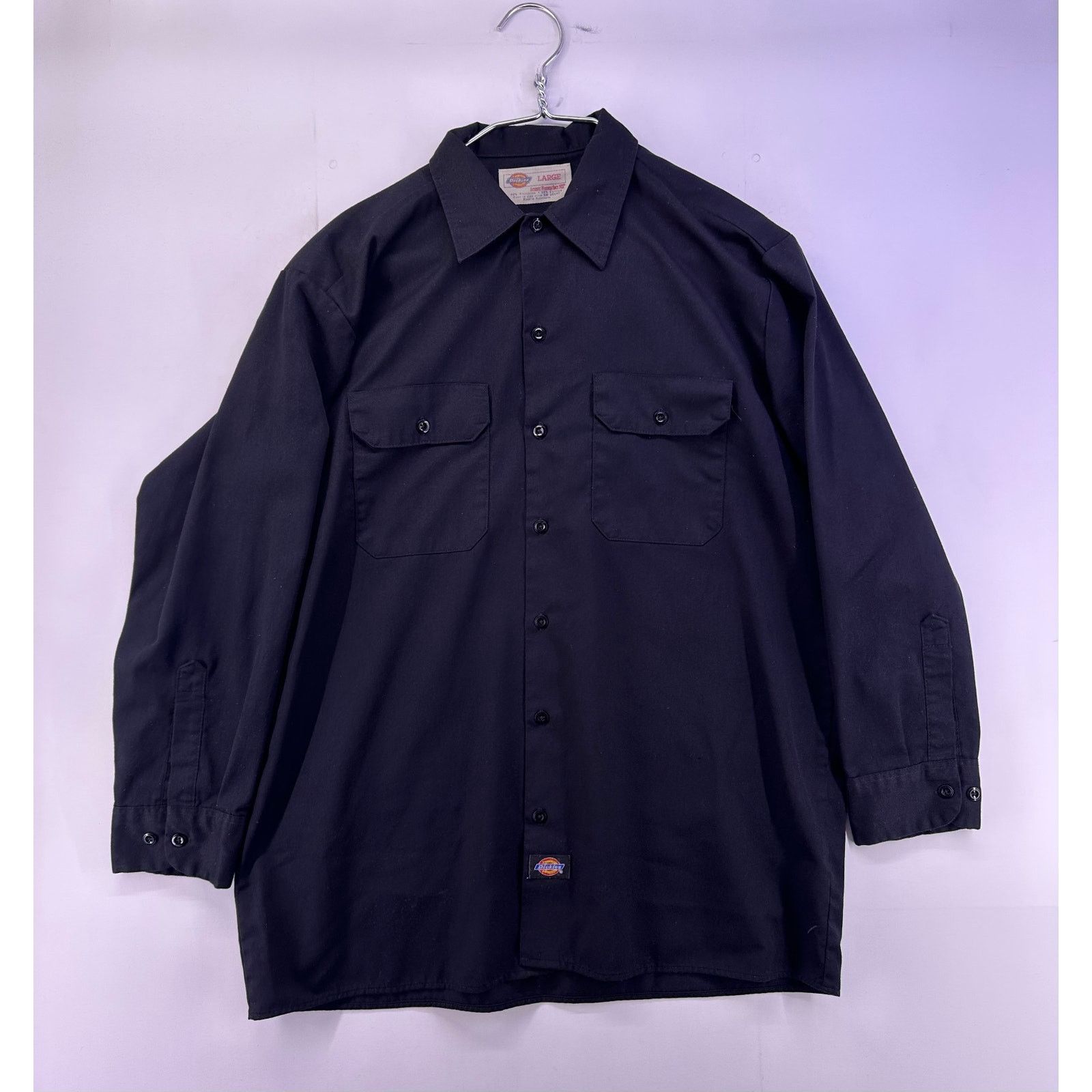 Dickies Vintage 2006 Dickies Black Button Down Longsleeve Shirt Sz L Size US L / EU 52-54 / 3 - 2 Thumbnail