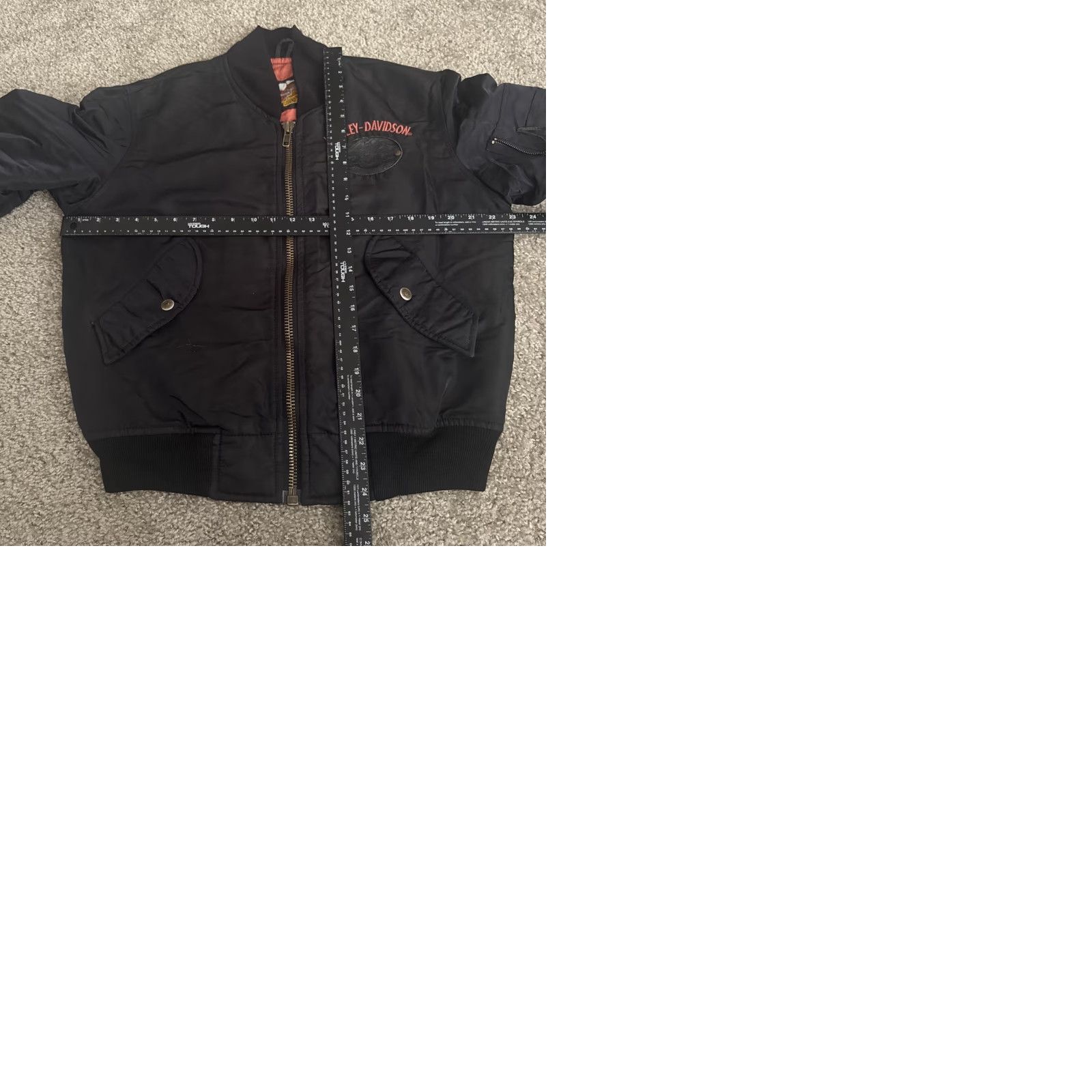 Harley Davidson VINTAGE Harley-Davidson Owners Group Bomber Jacket Black Small Mens Size US S / EU 44-46 / 1 - 9 Thumbnail