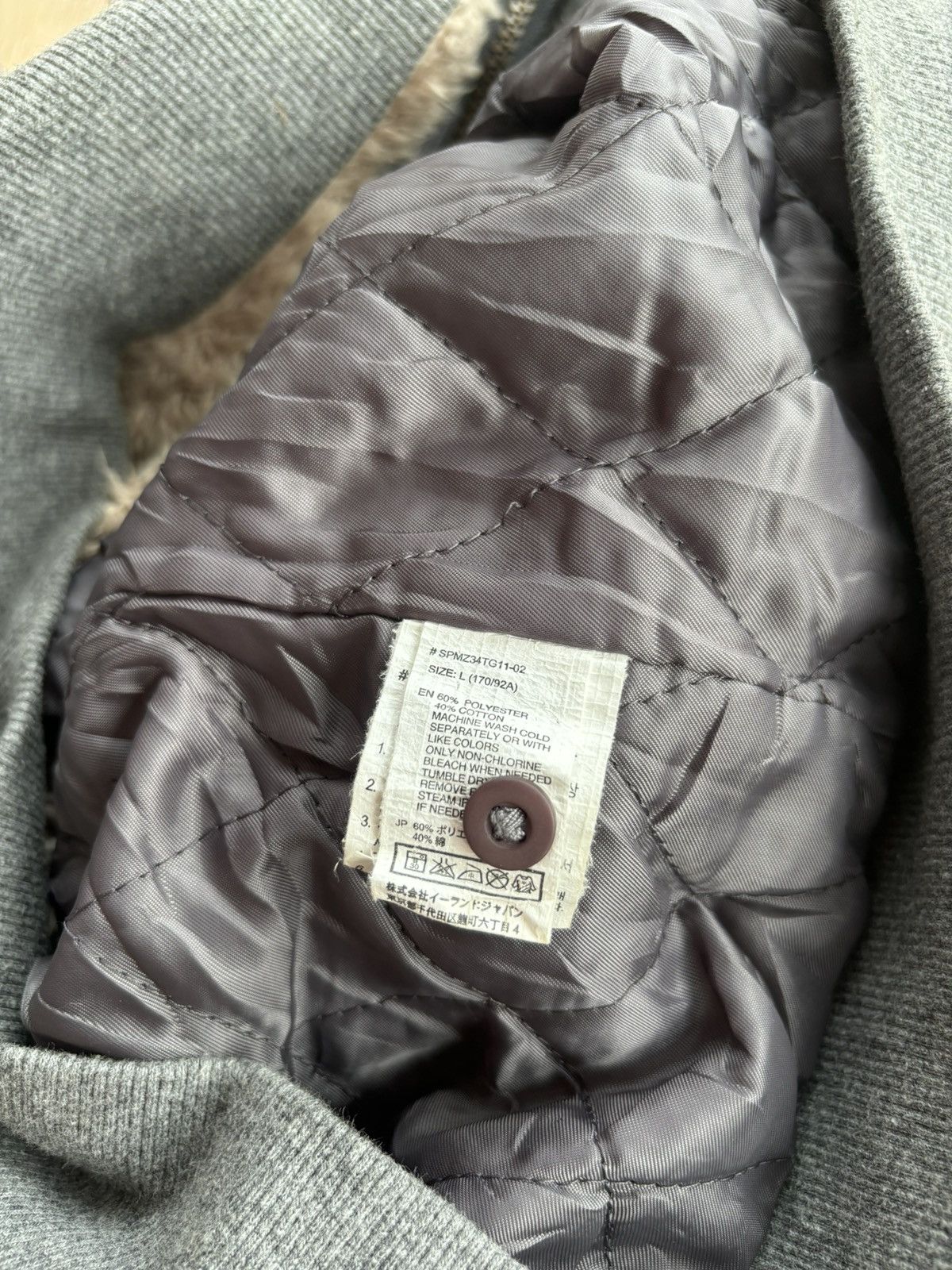 If Six Was Nine × Japanese Brand × Le Grande Bleu (L.G.B.) Fur Hoodie Spao Stable Ifsixwasnine LGB Style Size US L / EU 52-54 / 3 - 6 Thumbnail