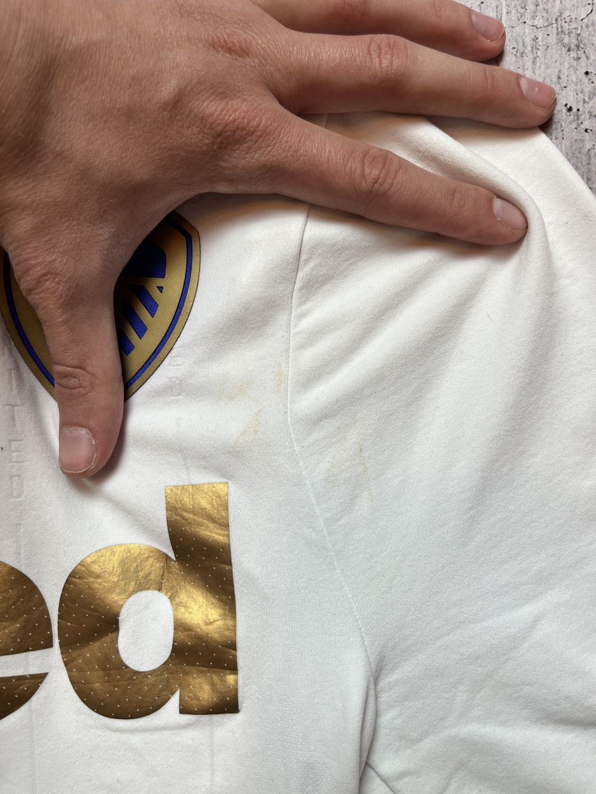 Kappa LEEDS UNITED PLAYER ISSUE FOOTBALL SOCCER JERSEY KAPPA XL Size US XL / EU 56 / 4 - 5 Thumbnail