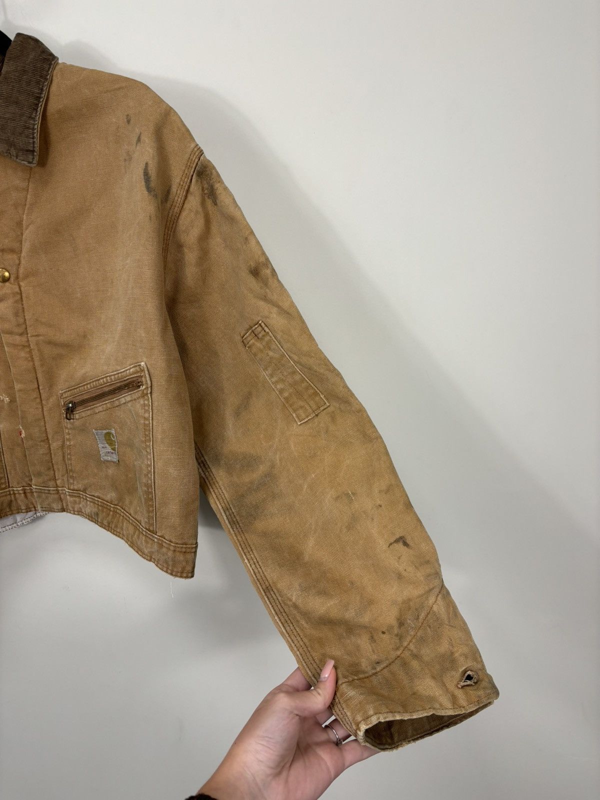 Carhartt Vintage Carhartt 80s USA Boxy Fit Cropped Detroit Jacket Size US L / EU 52-54 / 3 - 13 Thumbnail