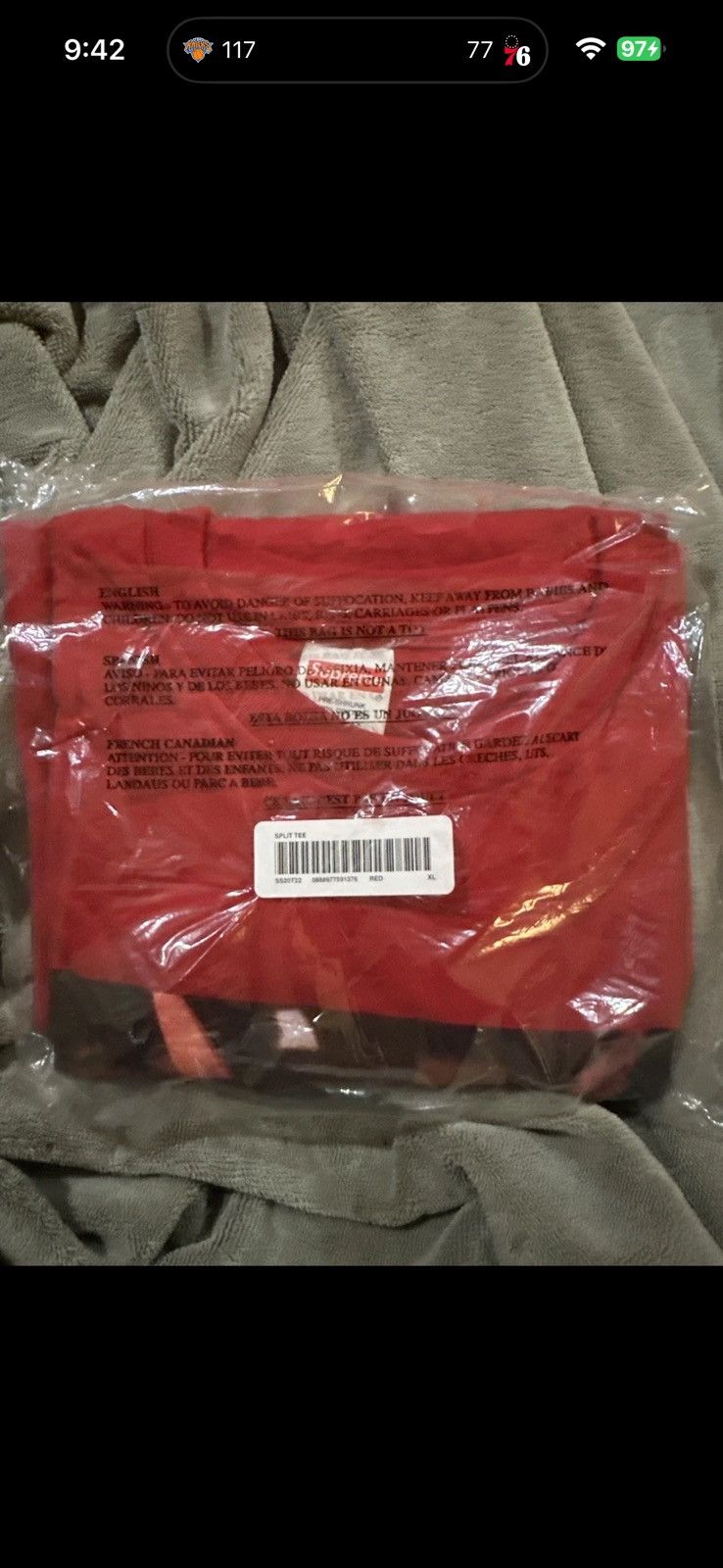 Supreme Supreme Split Tee Red Size XL Ichi The Killer Brand New Size US XL / EU 56 / 4 - 3 Thumbnail