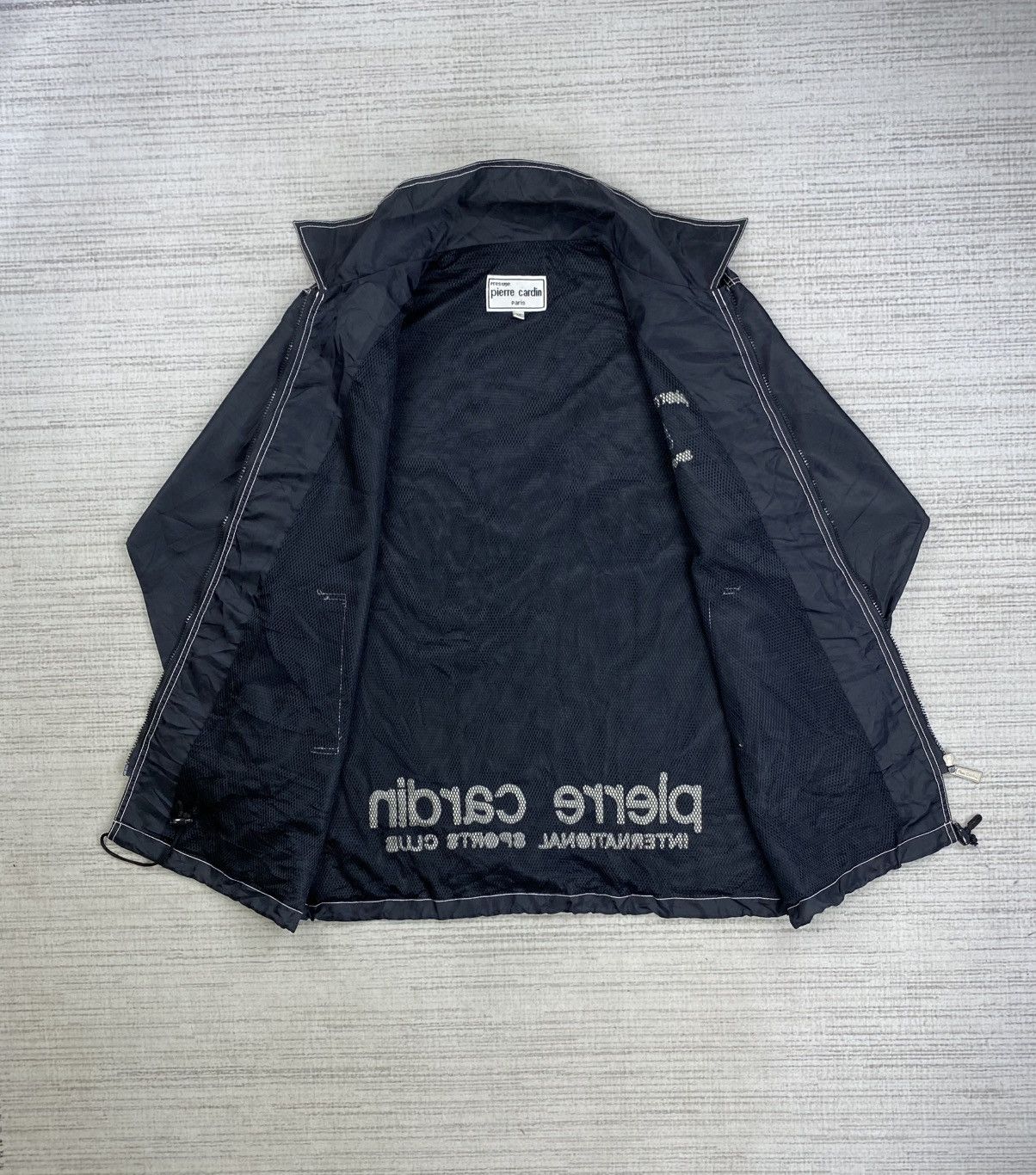 Pierre Cardin Vintage Pierre Cardin Paris Sport Big Spellout Zipper Jacket Size US M / EU 48-50 / 2 - 6 Thumbnail