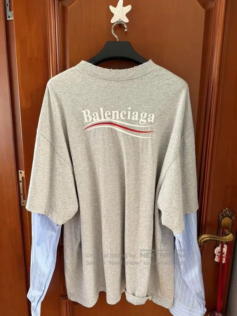 Balenciaga Balenciaga Coke Embroidery patchwork long-sleeve. Size US M / EU 48-50 / 2 - 2 Thumbnail