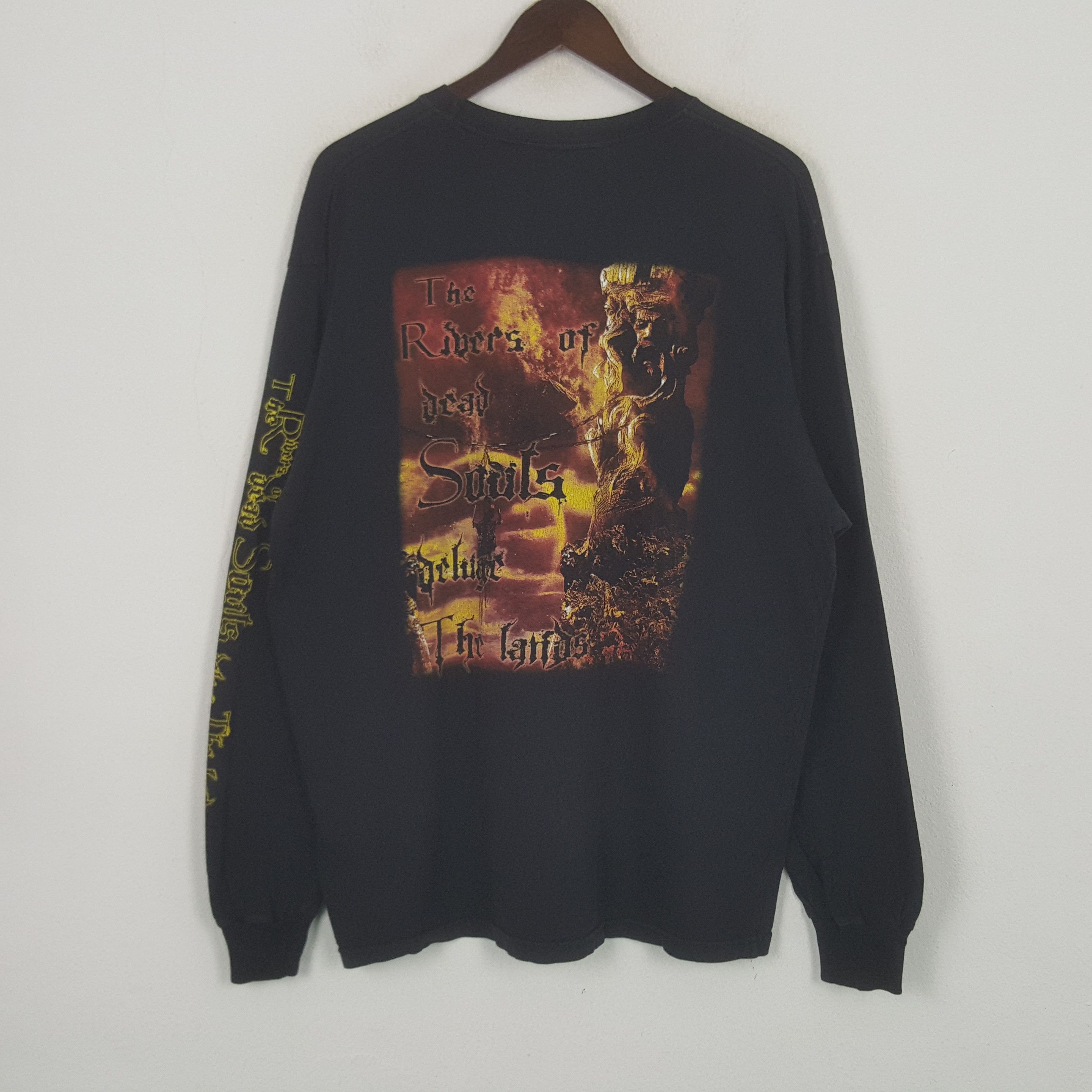 Band Tees Vintage Angelcorpse The Inexorable The Ribers Of Dead Tshirt Size US XL / EU 56 / 4 - 3 Thumbnail