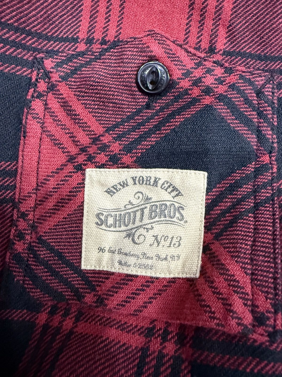 Japanese Brand × Schott Vintage Schott Perfecto Flannel shirt Size US XL / EU 56 / 4 - 6 Thumbnail