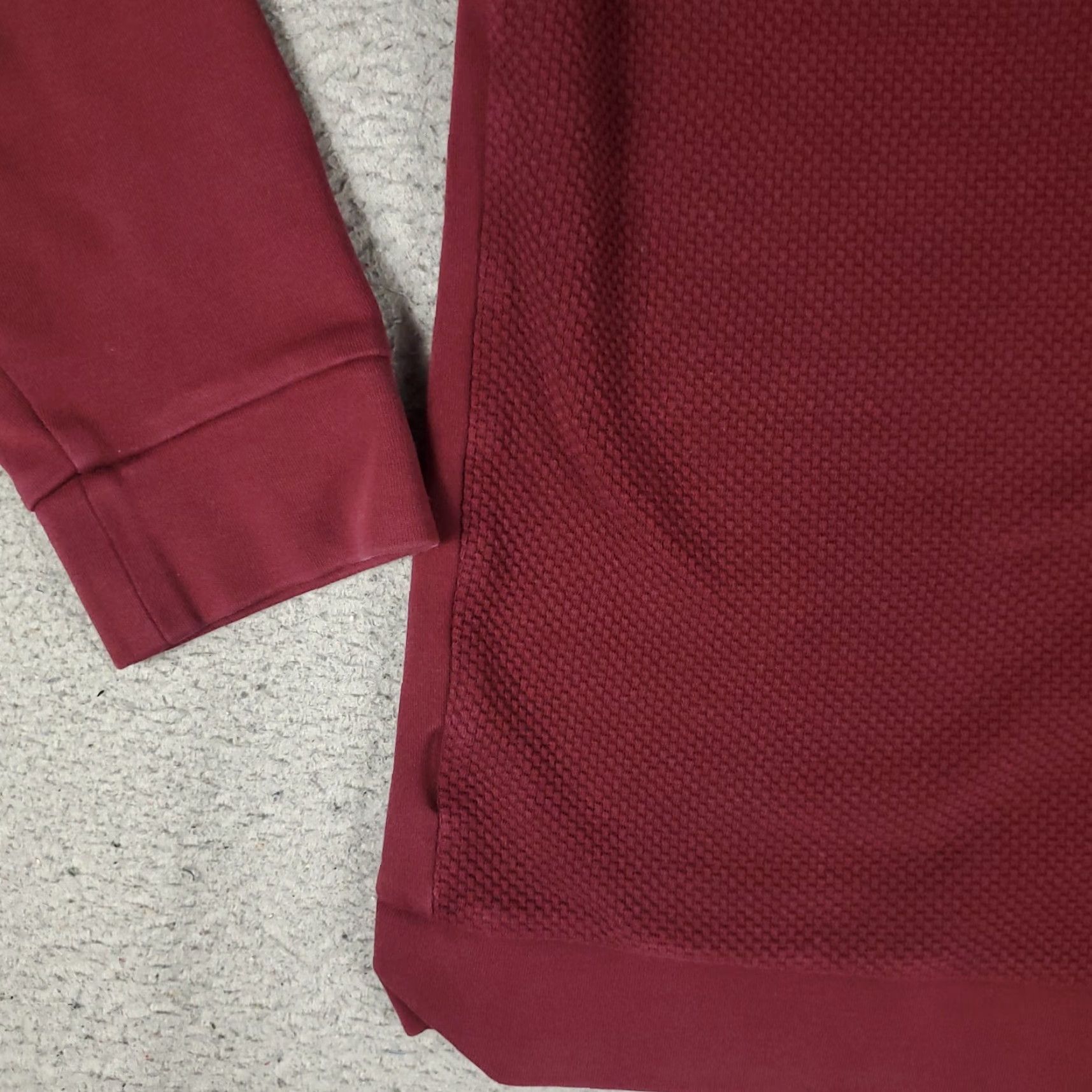 BUGATCHI BUGATCHI Sweater Mens Medium Red 1/4 Zip Pullover Knit Regular Fit Size US M / EU 48-50 / 2 - 3 Thumbnail
