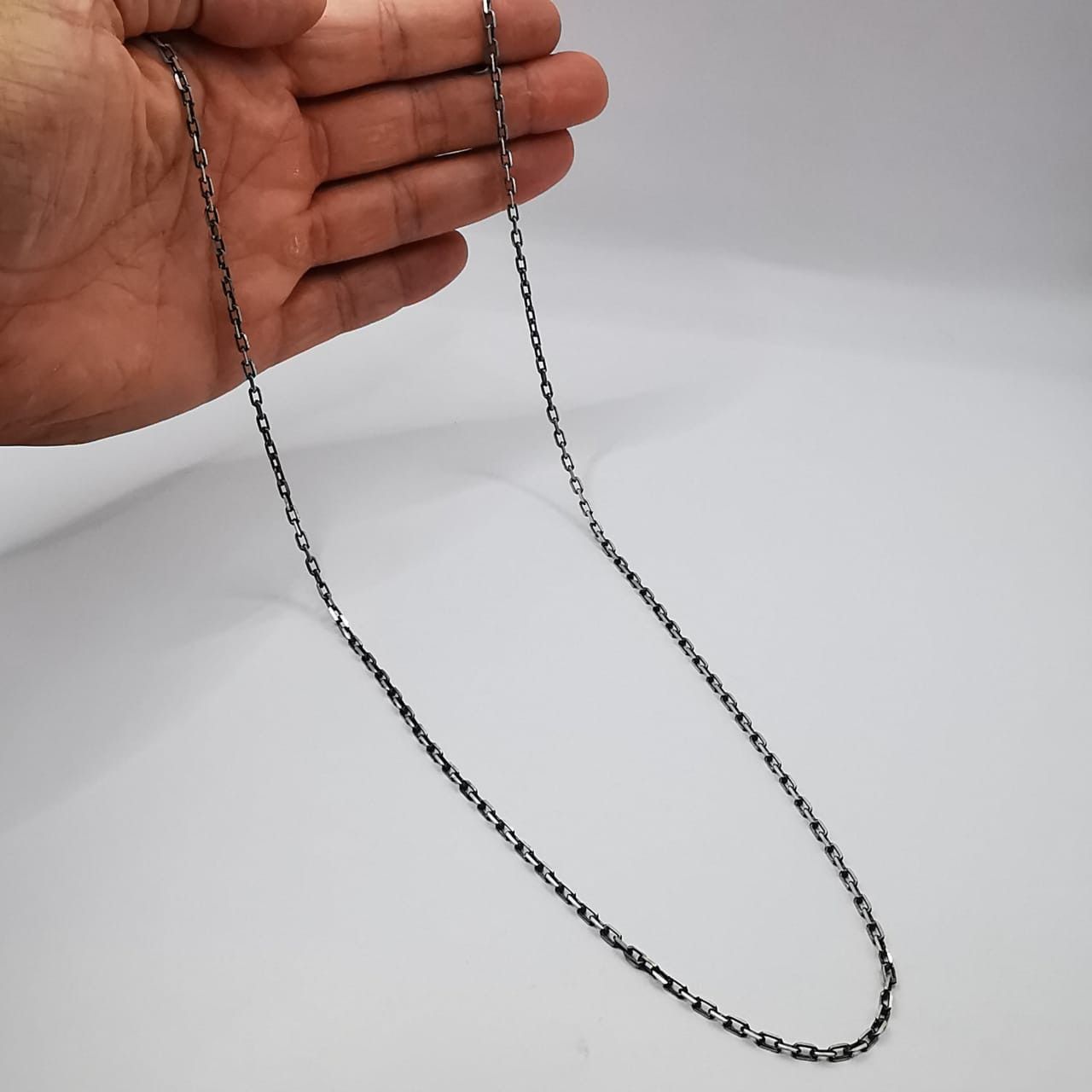 Sterling Silver Vintage Jewelry Chain, 925 Sterling Silver, Signed 12,25g Size ONE SIZE - 6 Thumbnail