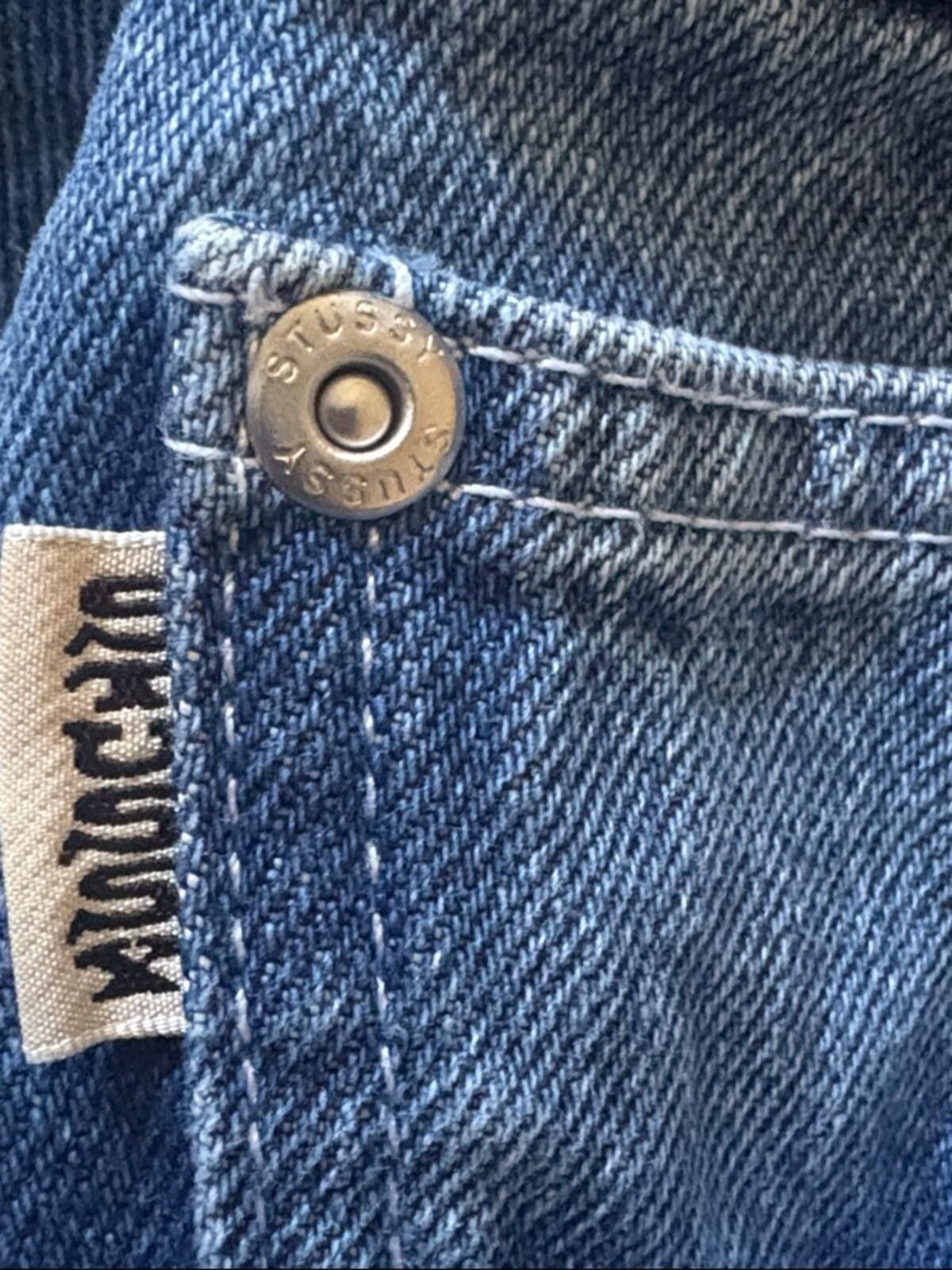 Stussy Stüssy Big Ol' Y2K Jean Denim Shorts -Medium Stone Wash Size US 32 / EU 48 - 8 Thumbnail