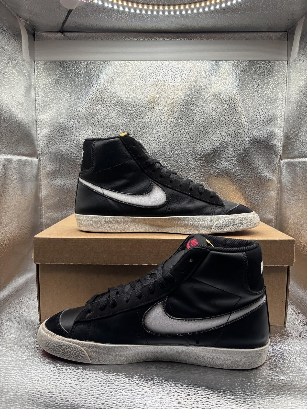 Nike Nike blazzer mid VNtG nas black summit Size US 7 / EU 40 - 5 Thumbnail