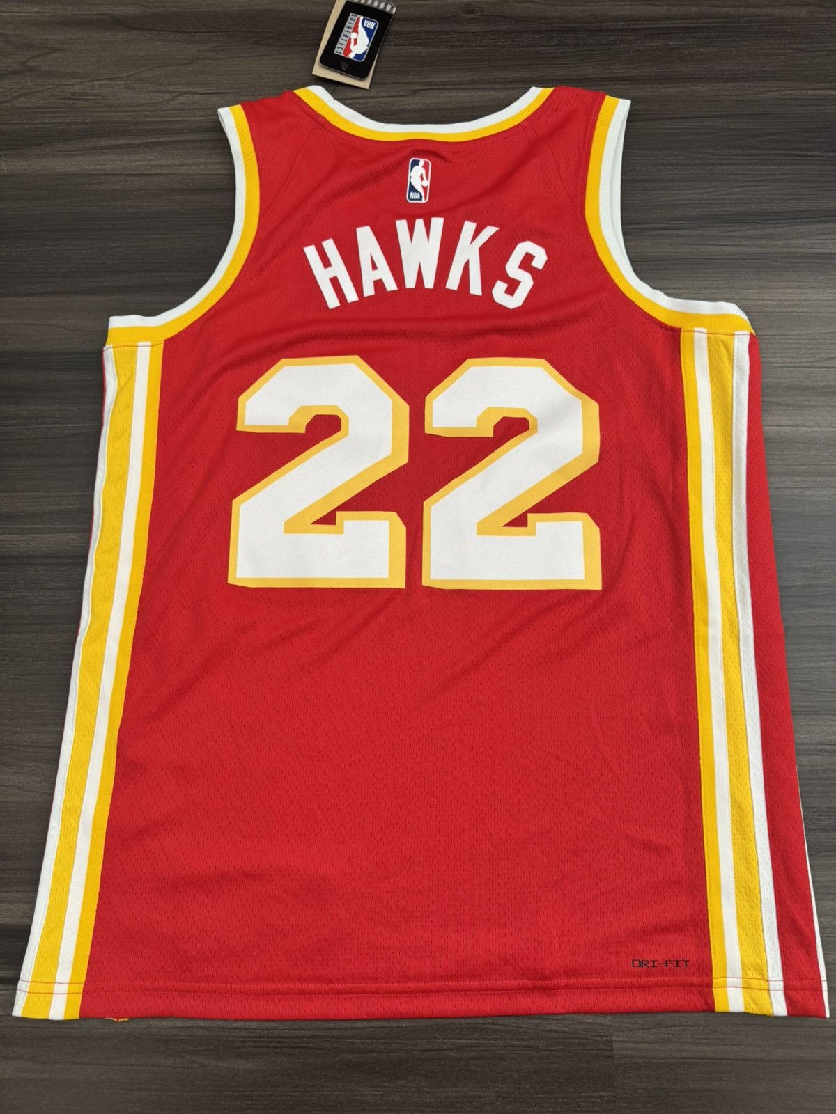 Nike Atlanta Hawks #22 NBA Swingman Icon Edition Dri-Fit Jersey Size US L / EU 52-54 / 3 - 8 Thumbnail