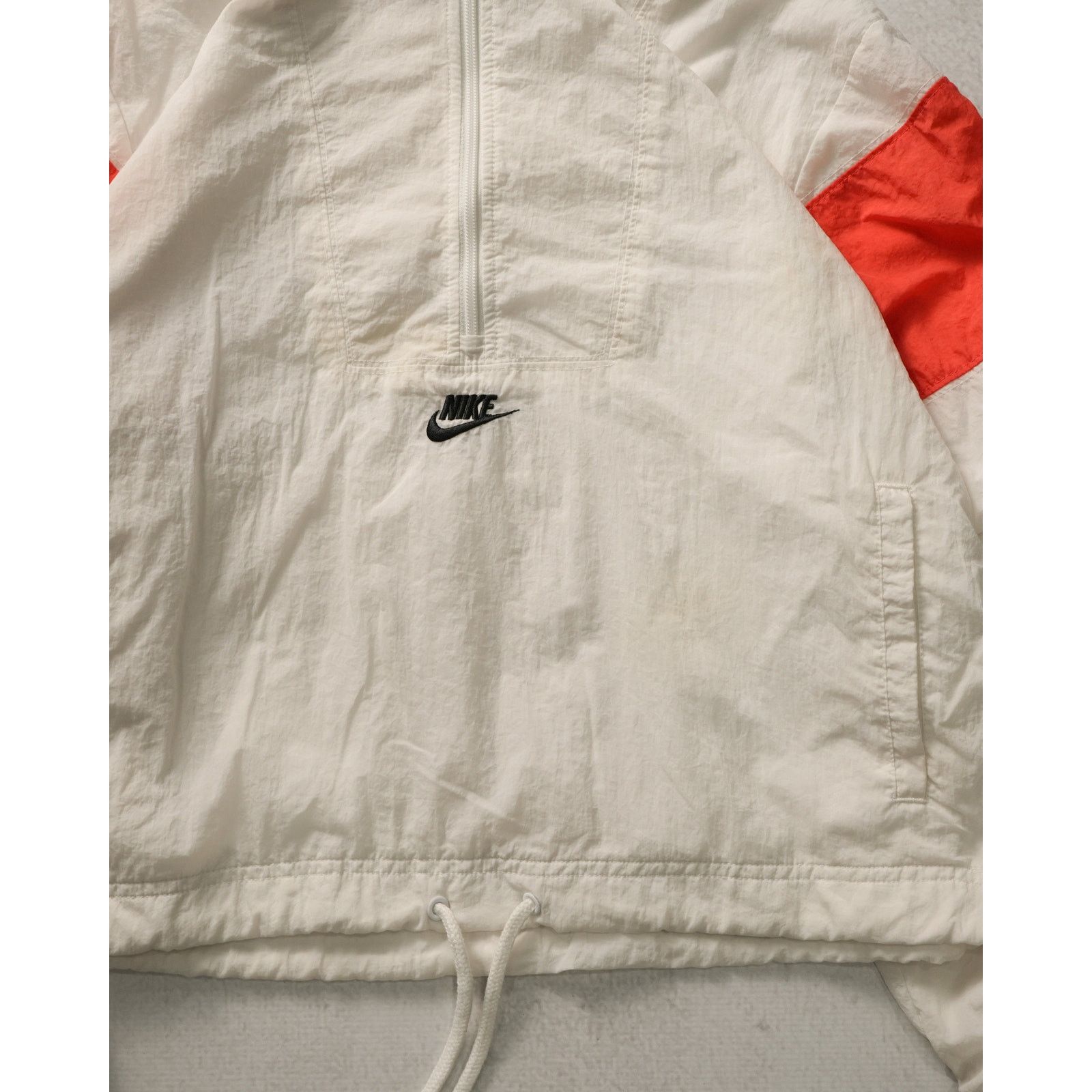 Nike Vintage 90s Nike White 1/2 Zip Windbreaker - Women's XS Size XS / US 0-2 / IT 36-38 - 3 Thumbnail