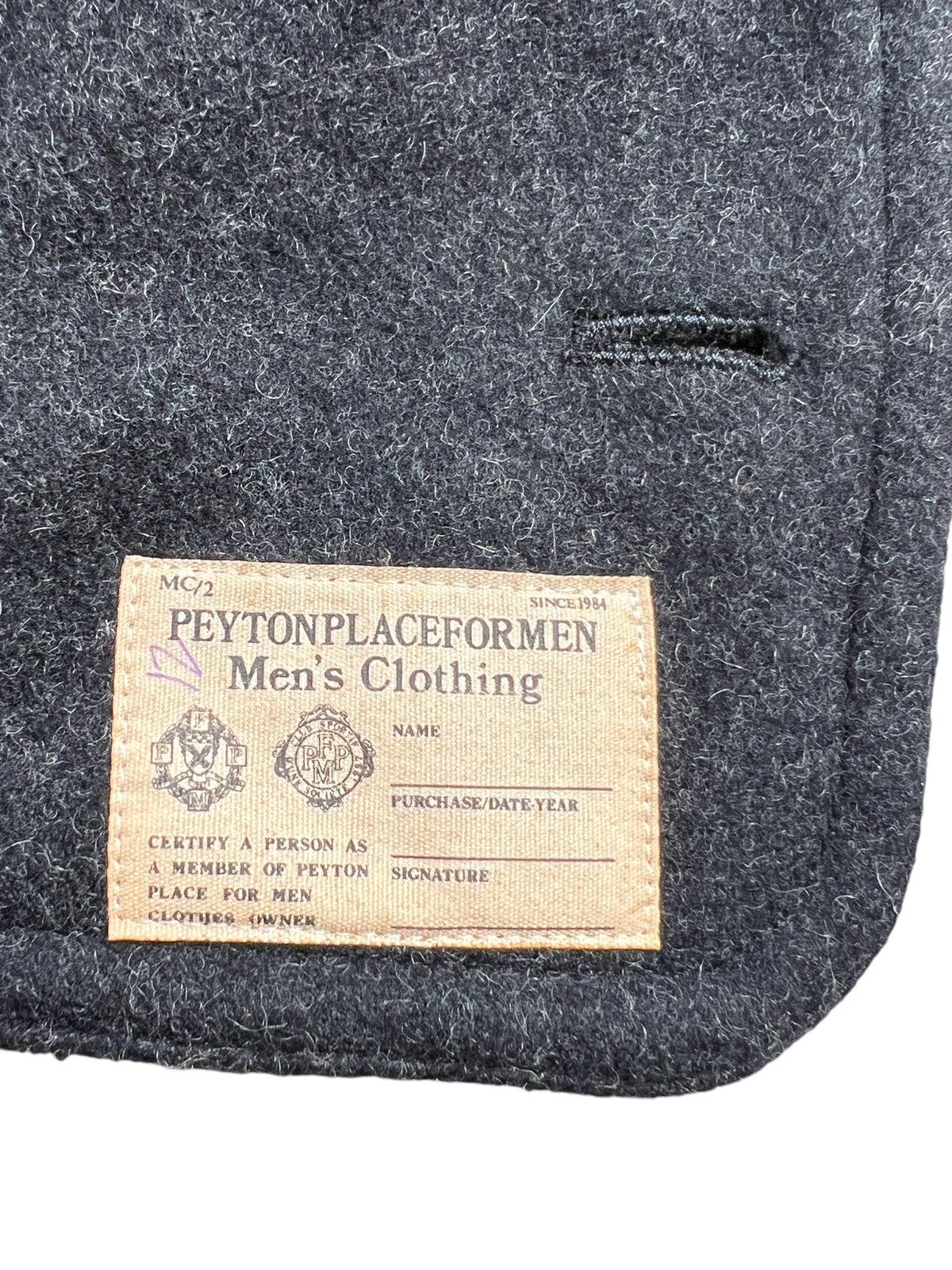 Japanese Brand × PPFM × Vintage 1990 Manic by PPFM Heavy Wool Leather Cropped Bomber Size US M / EU 48-50 / 2 - 14 Thumbnail