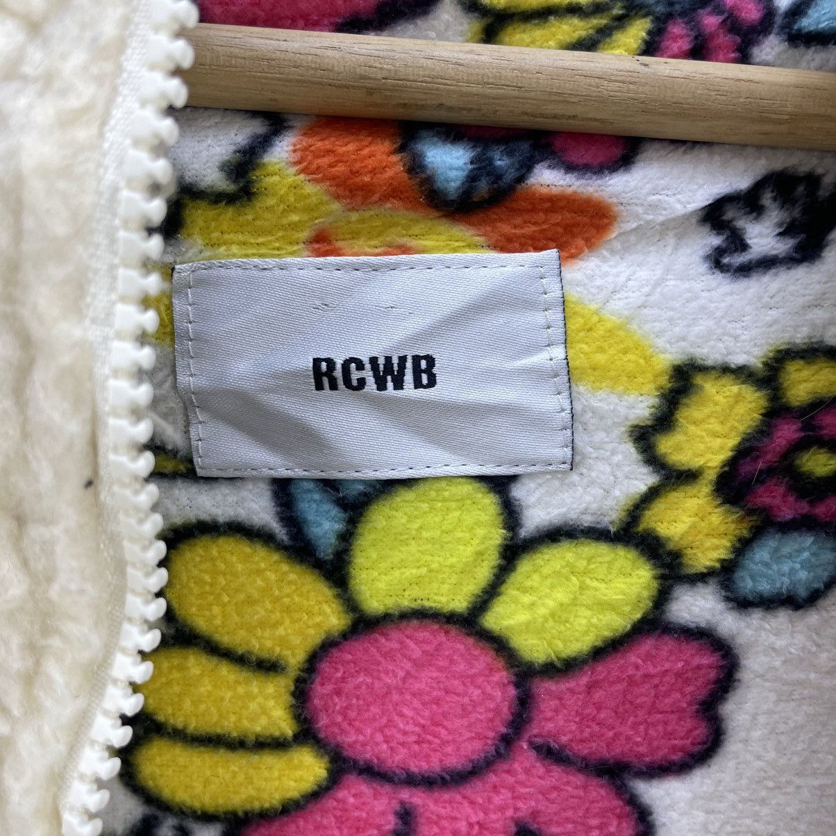 Vintage RCWB Sherpa Hooded Jacket Inspired Takashi Murakami Size US M / EU 48-50 / 2 - 7 Thumbnail