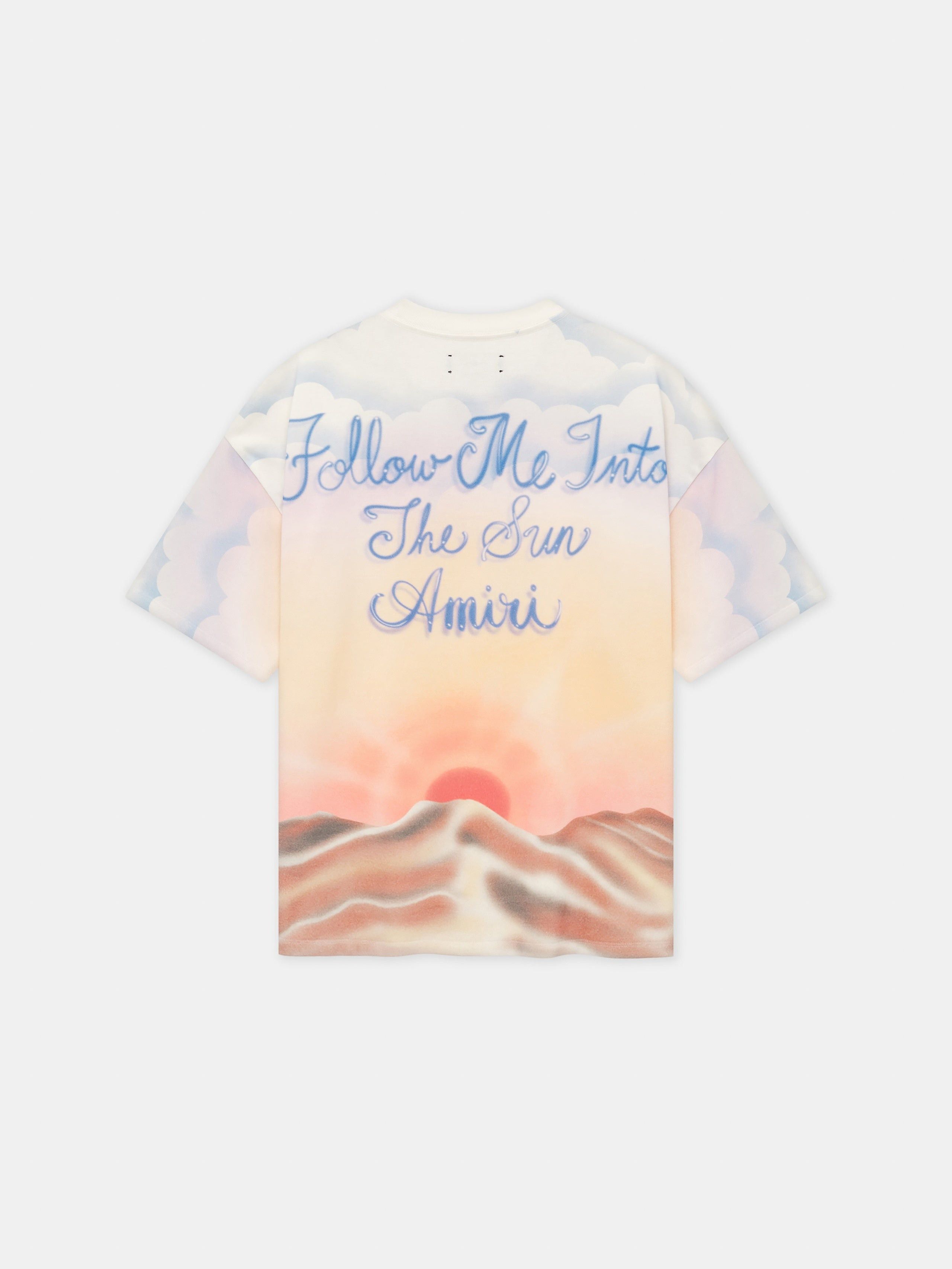 Amiri os11x1225 Follow Me Oversized T-Shirt in White Size US L / EU 52-54 / 3 - 4 Thumbnail