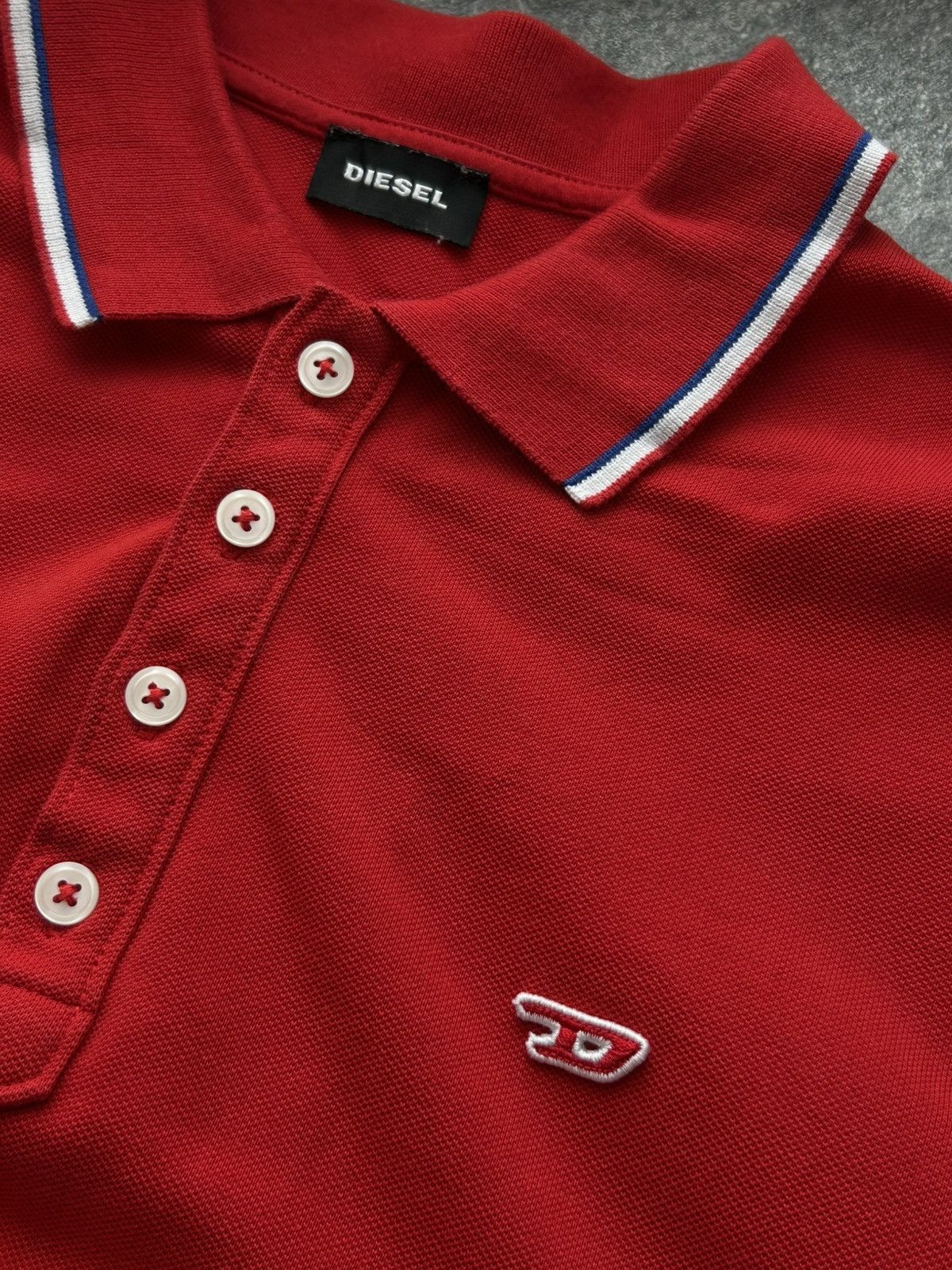 Diesel Vintage shirt polo tee diesel large Size US L / EU 52-54 / 3 - 8 Thumbnail