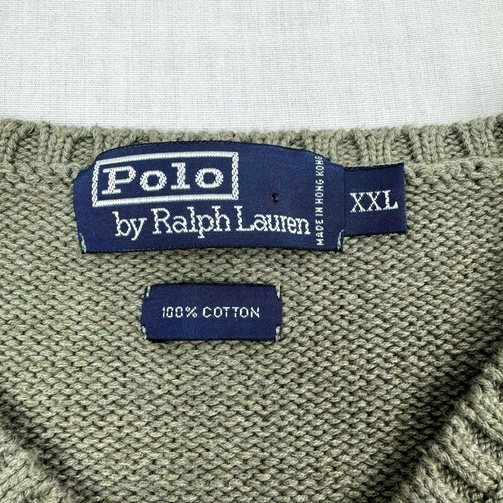 Polo Ralph Lauren VINTAGE Polo Ralph Lauren Sweater Vest Adult 2XL Green V Neck Pullover Preppy Size US XXL / EU 58 / 5 - 3 Thumbnail