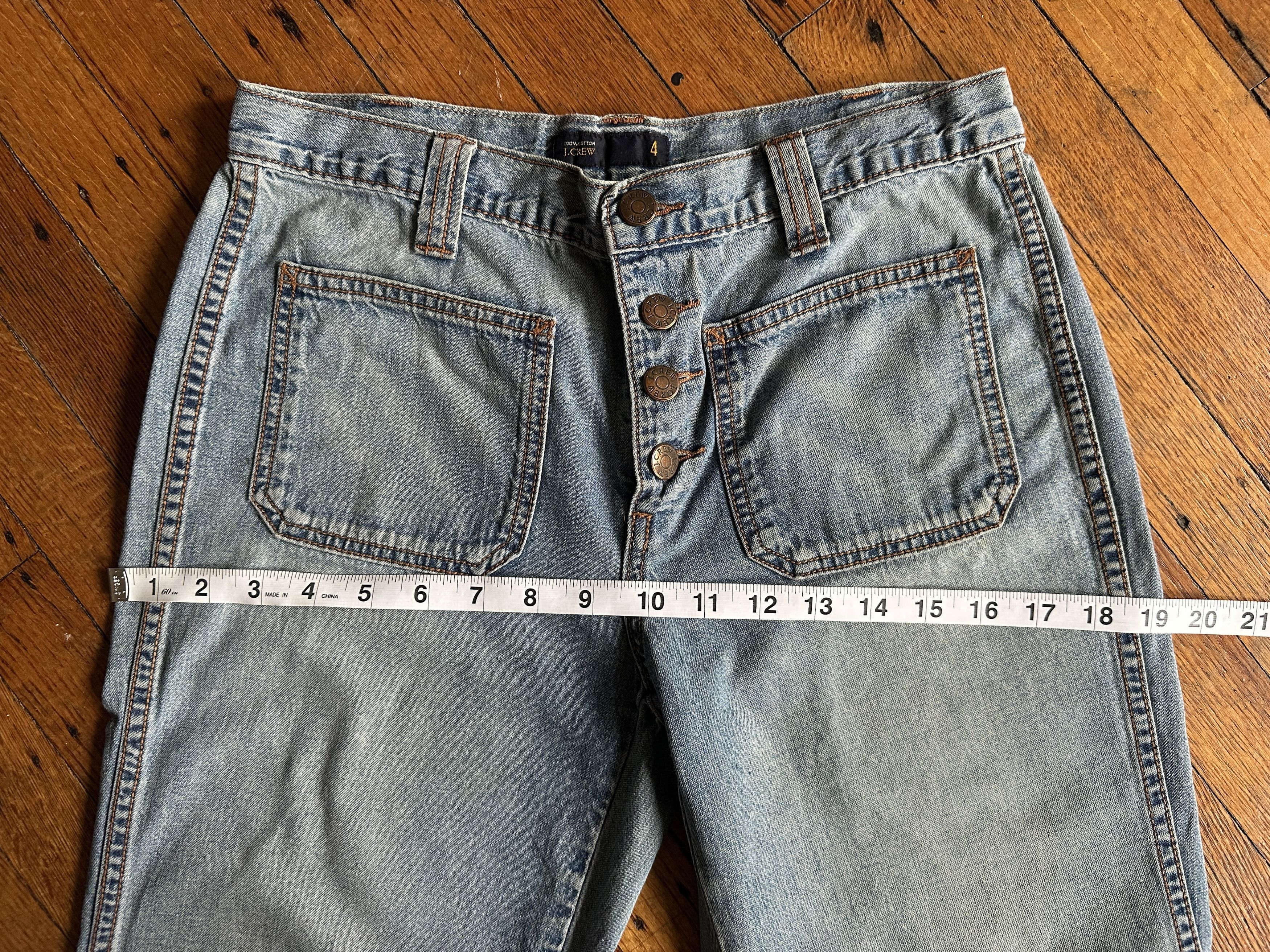 J.Crew Vintage J.Crew low rise front patch pocket jeans wmn's sz 4 Size 25" / US 0 / IT 36 - 8 Thumbnail