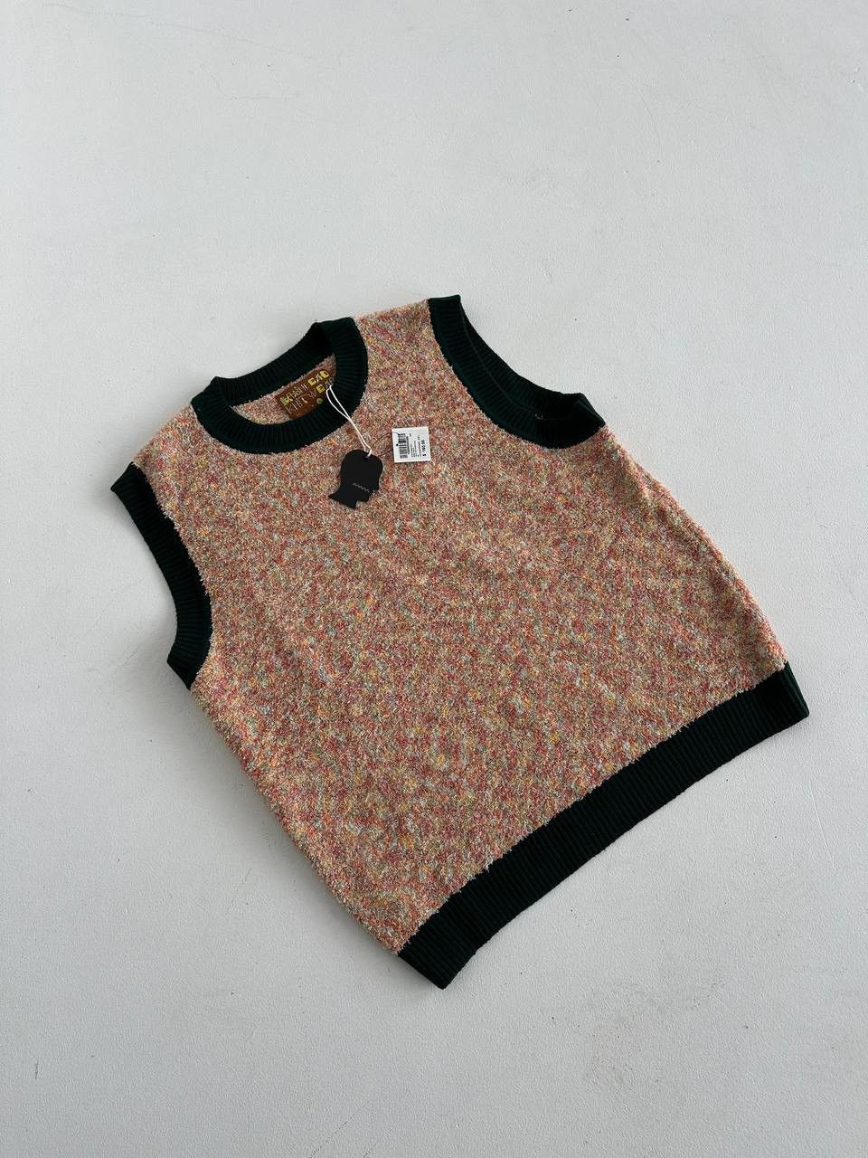 Brain Dead Teddy Fur Striped Vest - Brown Multi Size US L / EU 52-54 / 3 - 1 Thumbnail
