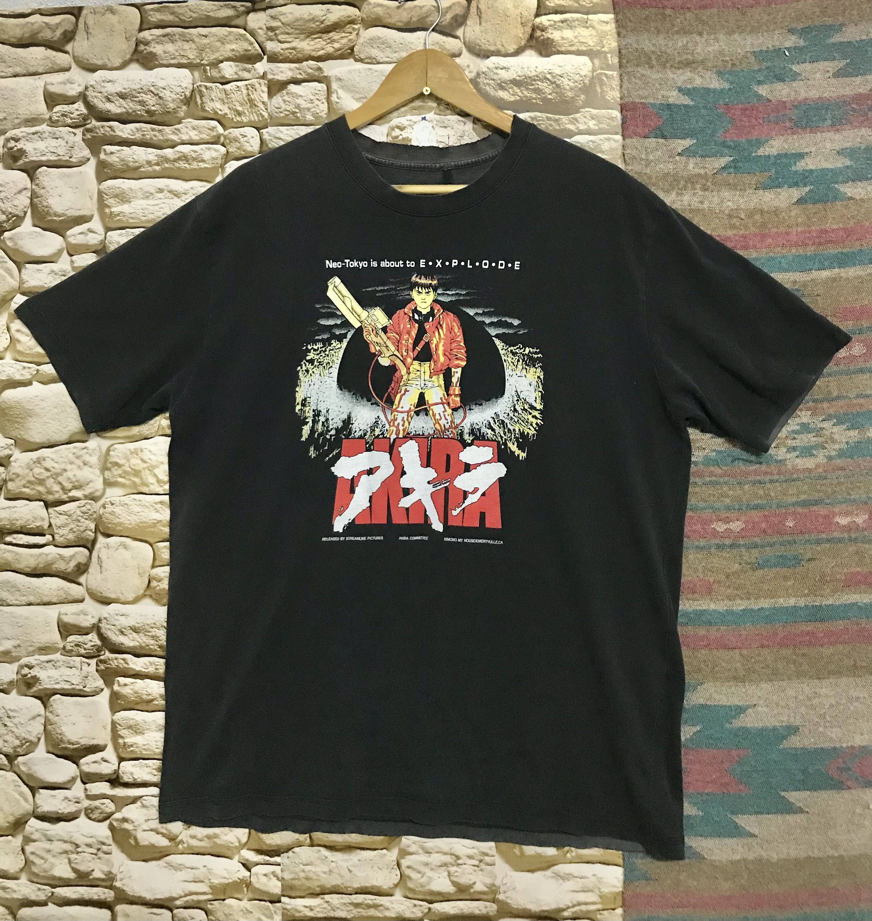Japanese Brand Bootleg Akira Committee Distress Neck Size US L / EU 52-54 / 3 - 1 Thumbnail