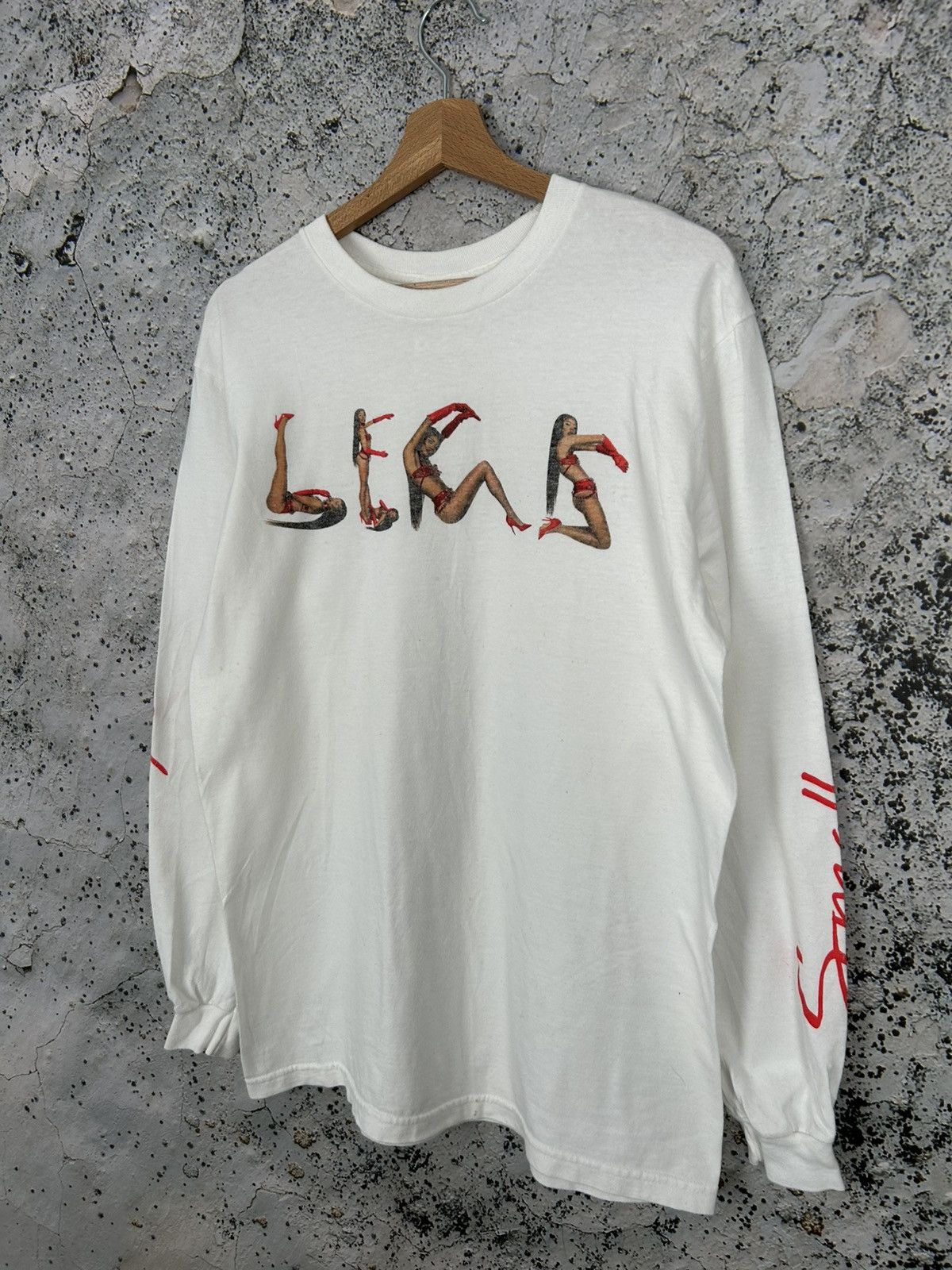 Vintage Vintage Naomi Smalls Graphic Longsleeve Avant Garde Hype Size US M / EU 48-50 / 2 - 2 Thumbnail