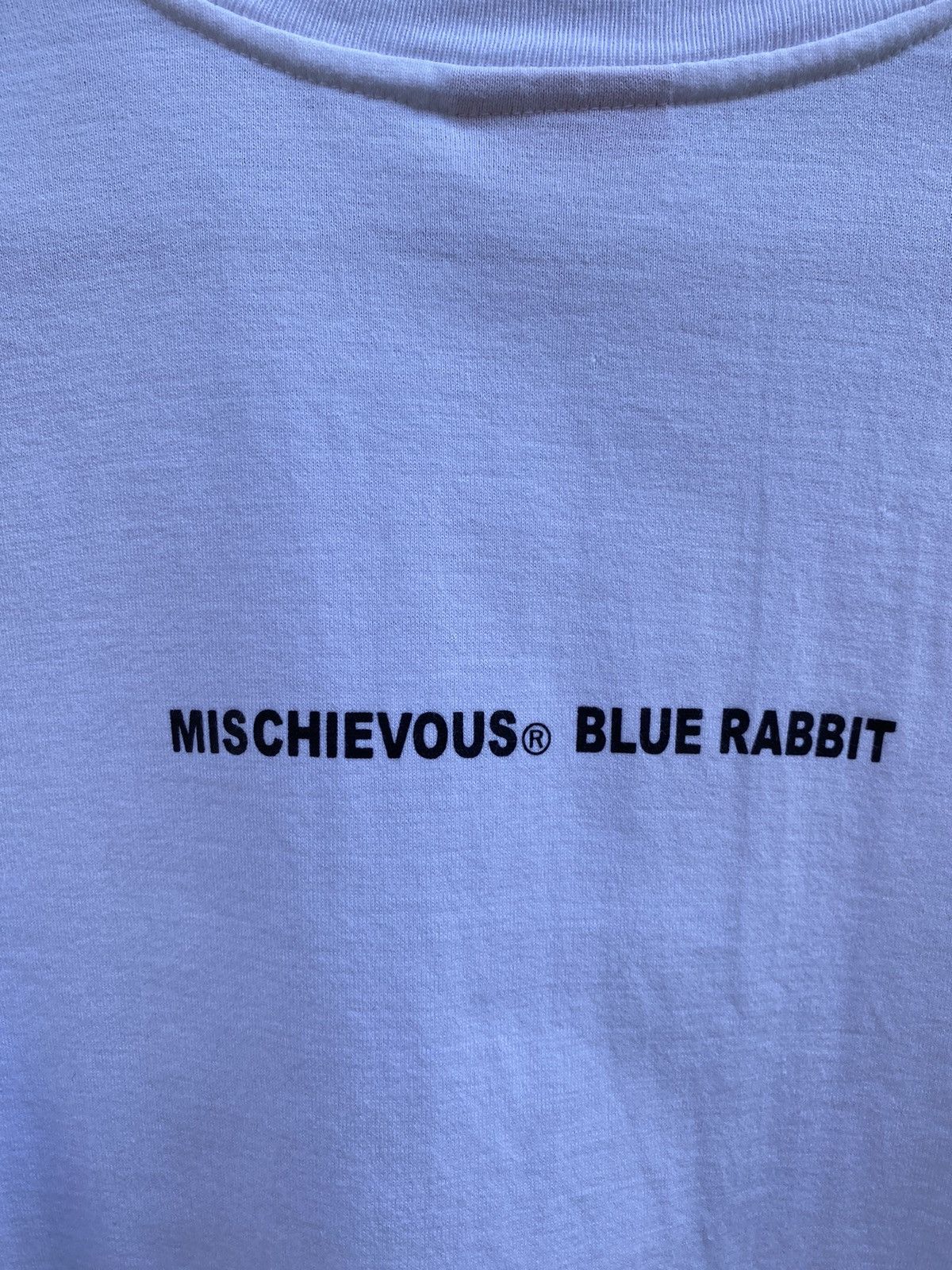 If Six Was Nine × Japanese Brand × Seditionaries Mischievous Blue Rabbit Skunk Punk by Emi Nakayama Rare Tee Size US L / EU 52-54 / 3 - 12 Thumbnail