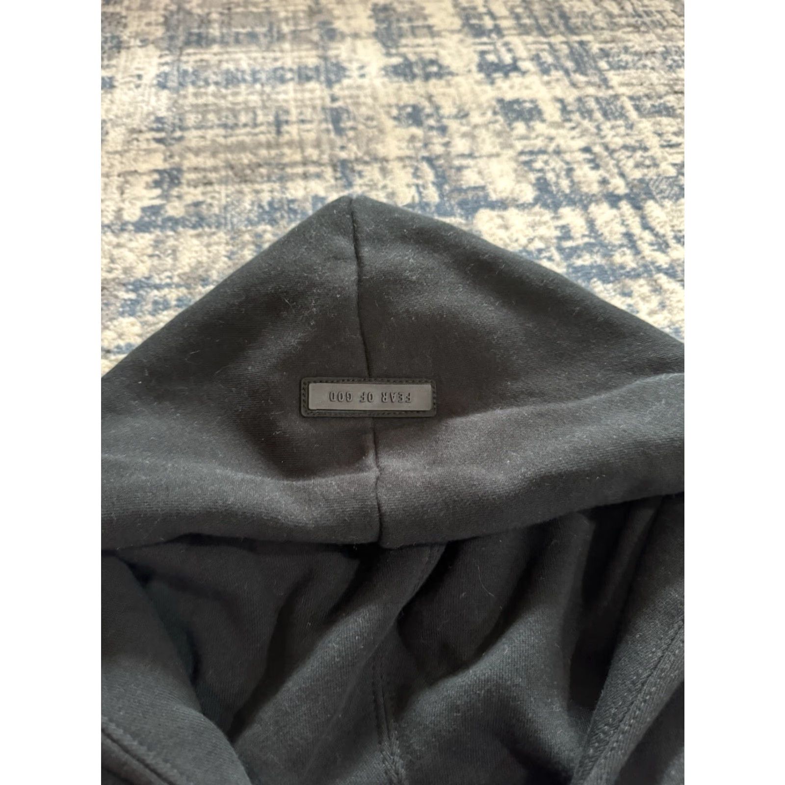 Essentials Fear of God Essentials Hoodie Jet Black Size M (Medium) Men Pullover Hoodie NWT Pockets Hooded Oversized Cotton Polyester Modern Designer Size US M / EU 48-50 / 2 - 3 Thumbnail