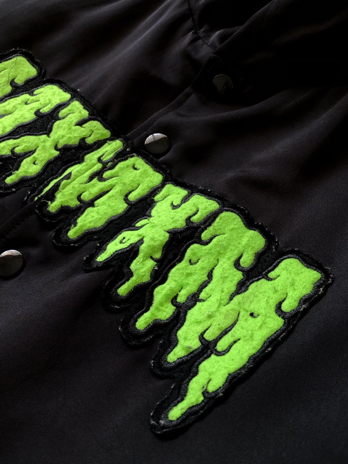 Japanese Brand RARE🔥JAPAN STREETWEAR MAGICAL MOSH MISFITS HOODED VARSITY Size US L / EU 52-54 / 3 - 12 Thumbnail