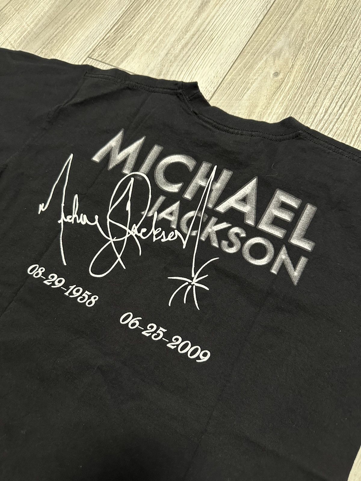 Band Tees Vintage 90s Michael Jackson Double Sided Pop Music Band Tee Size US M / EU 48-50 / 2 - 7 Thumbnail