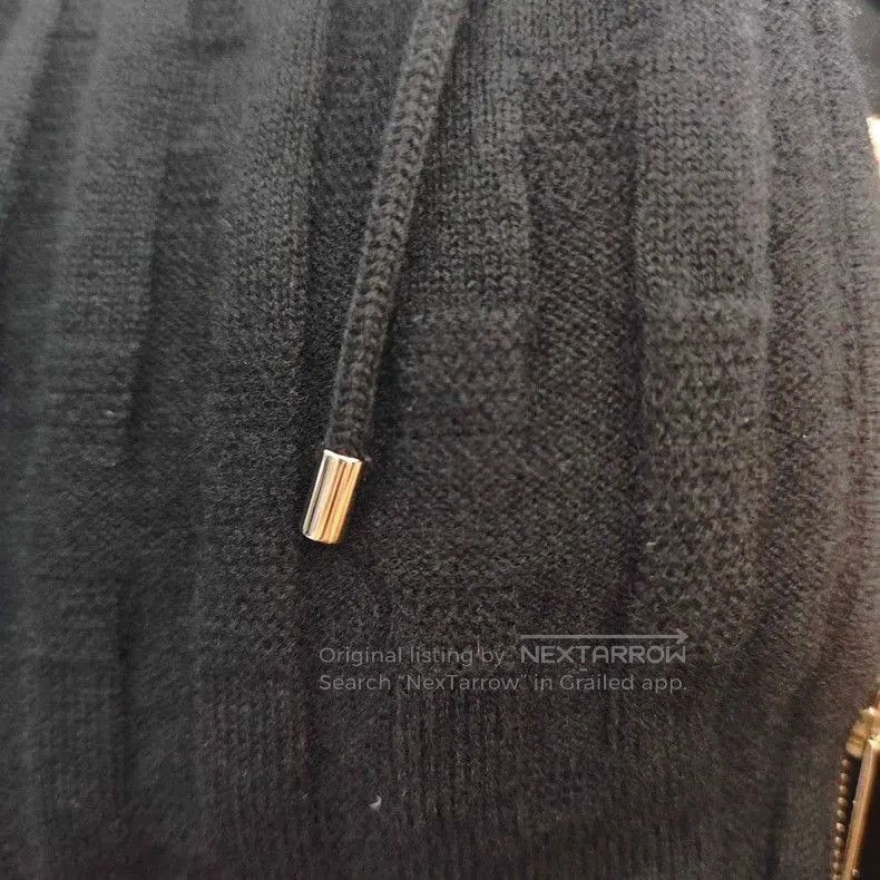 Hermes Hermes Black Hooded Wool Zip Cardigan. Size US S / EU 44-46 / 1 - 9 Thumbnail